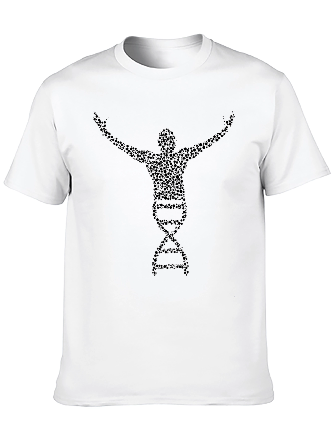 Black DNA Man T-Shirt - Stylish & Unique Design view 10
