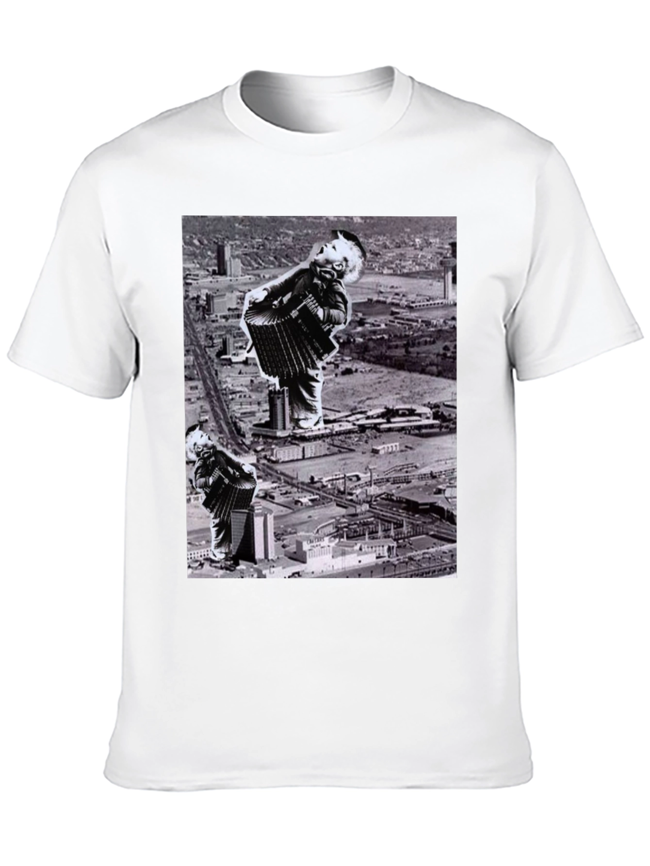 Black Accordion Player Black T-Shirt view 10