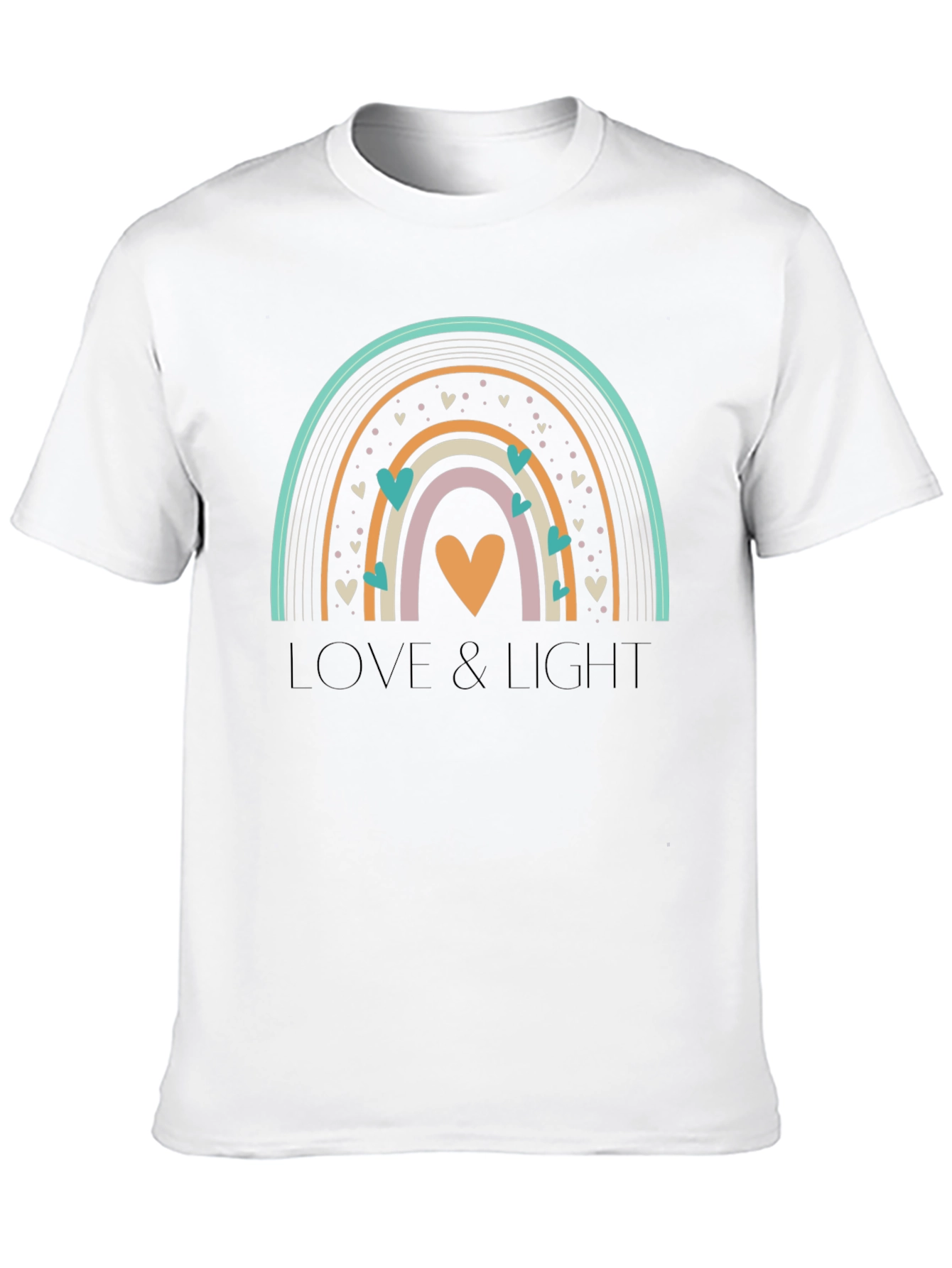 Black Love & Light Rainbow Graphic T-Shirt view 10