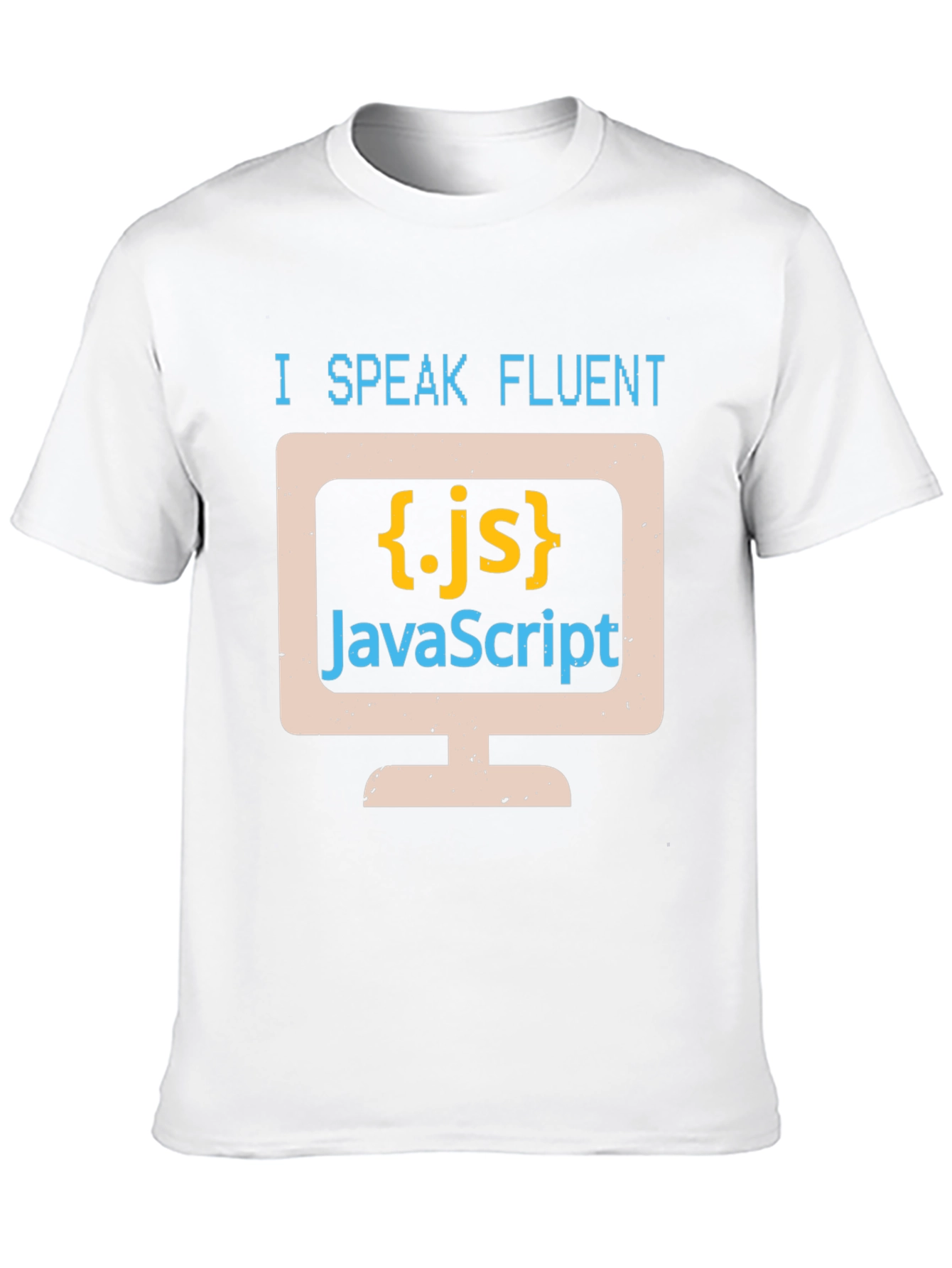 Black I Speak Fluent JavaScript Programmer T-Shirt view 10