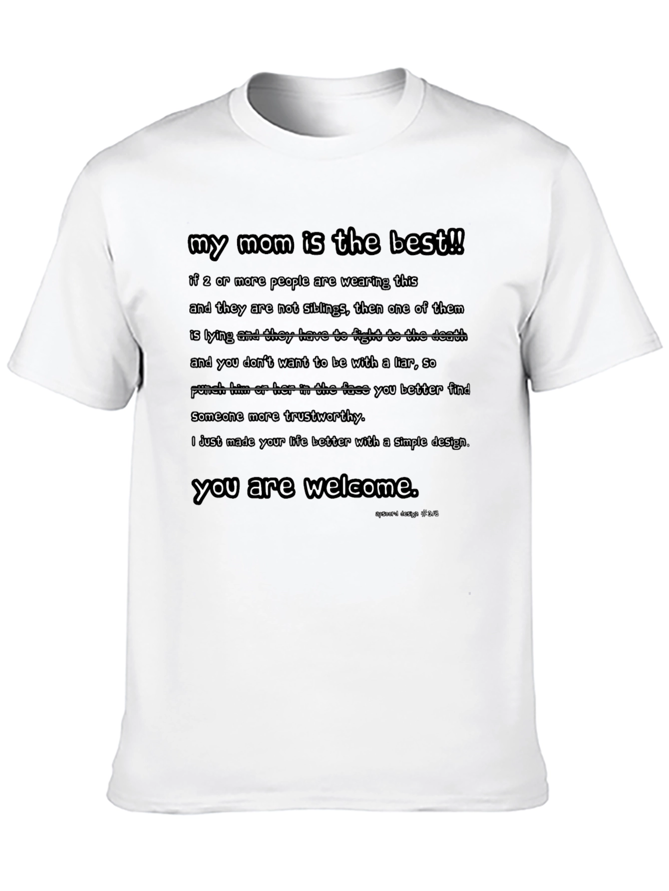 Black My Mom Is The Best Graphic T-Shirt view 10