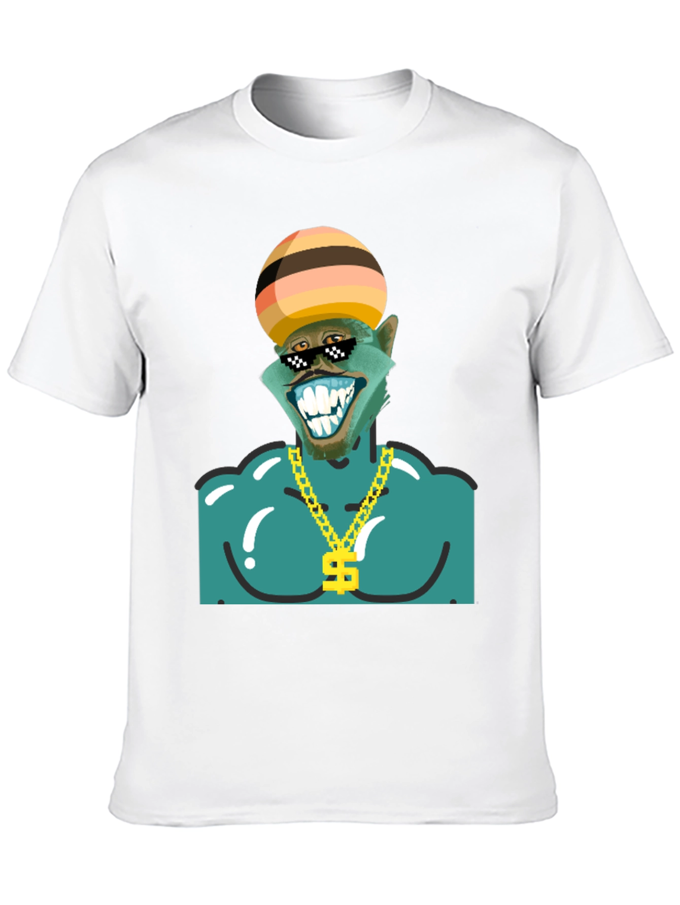 Black Funky Monkey Graphic Tee view 10