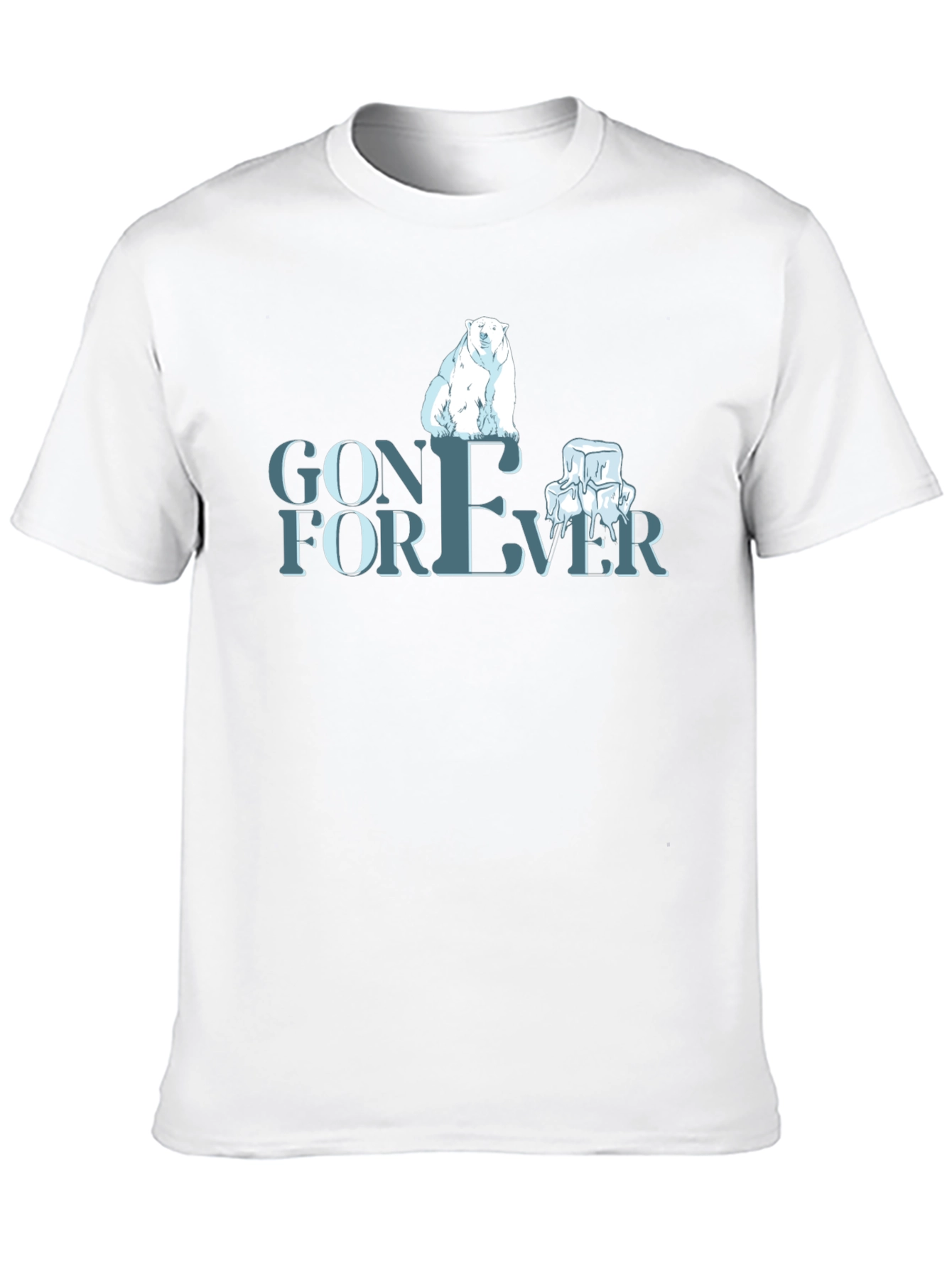 Black Gone Forever Graphic T-Shirt view 10