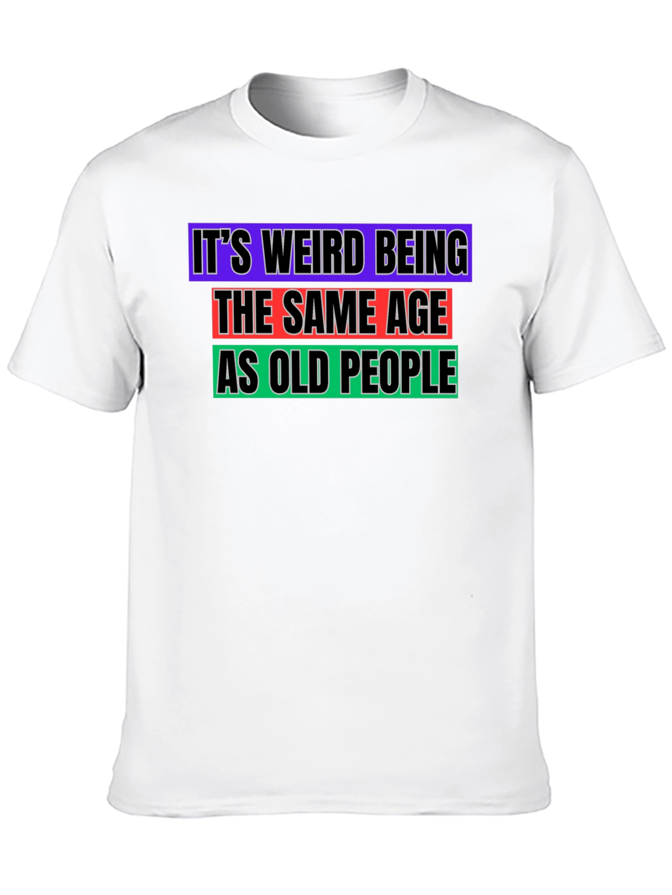 Black Funny Old People Age Humor T-Shirt view 10