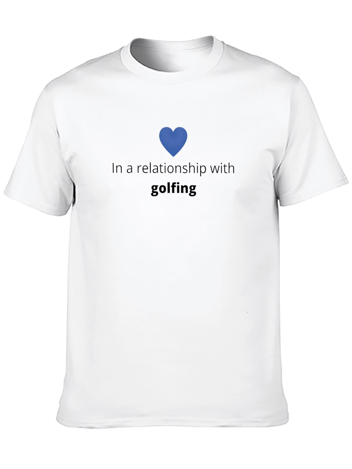 Black In a Relationship with Golfing T-Shirt view 10