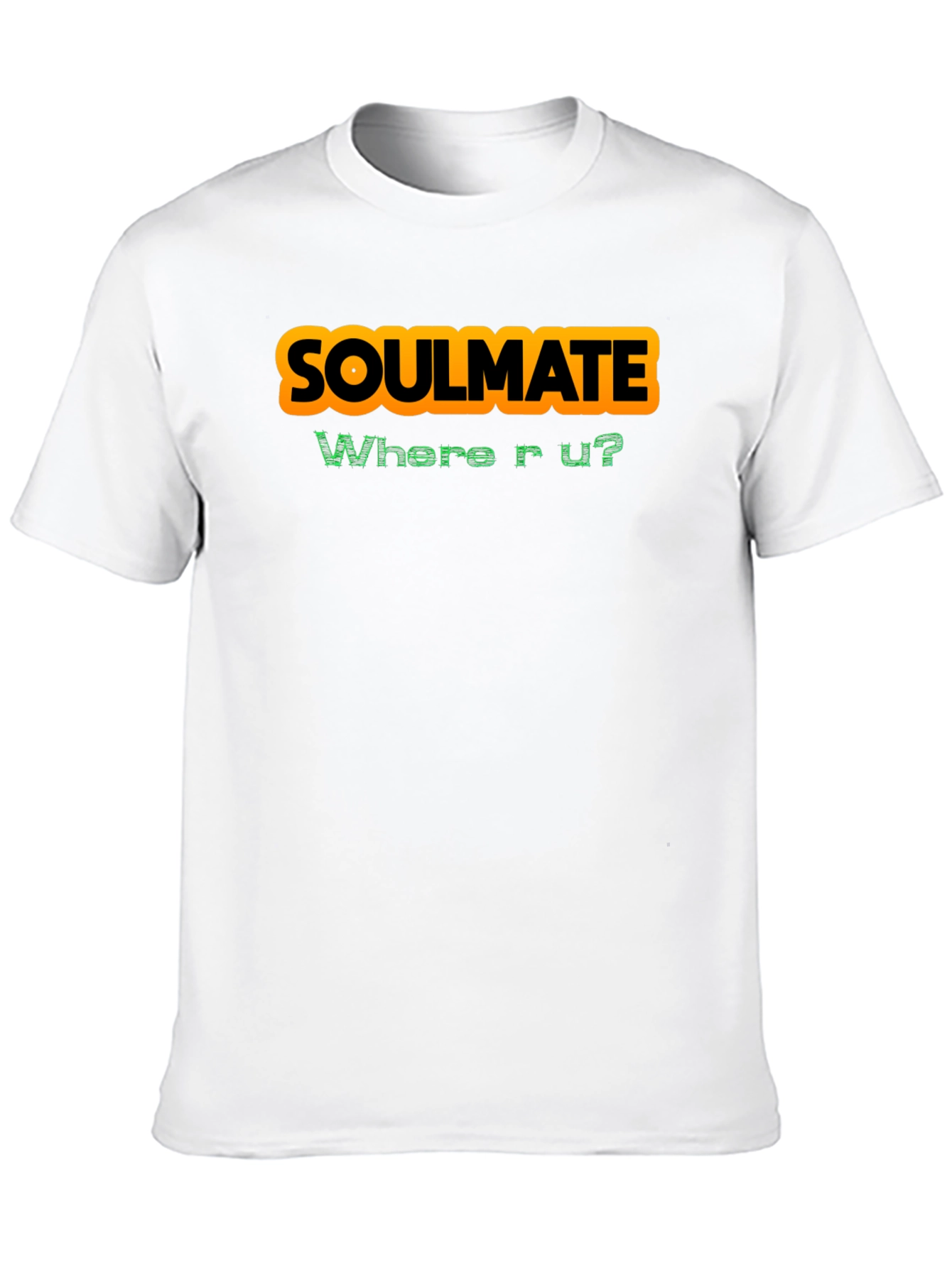 Black Soulmate Where R U? Graphic T-Shirt - Black view 10