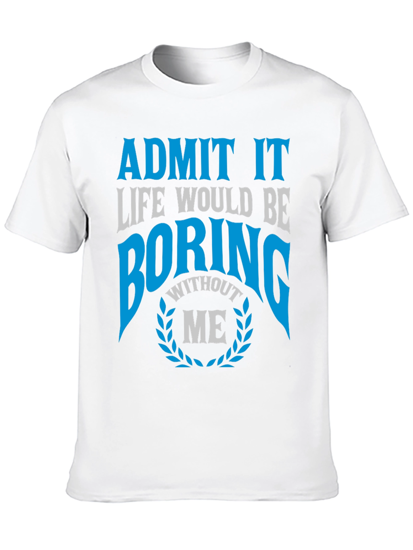 Black Boring Without Me Graphic T-Shirt view 10