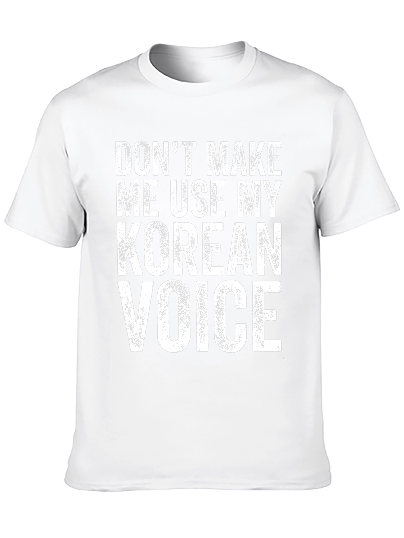 Black Korean Voice T-Shirt Funny Novelty Tee view 10