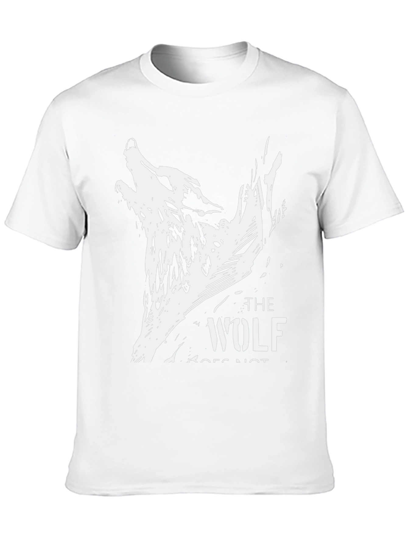 Black The Wolf Graphic Black T-Shirt view 10