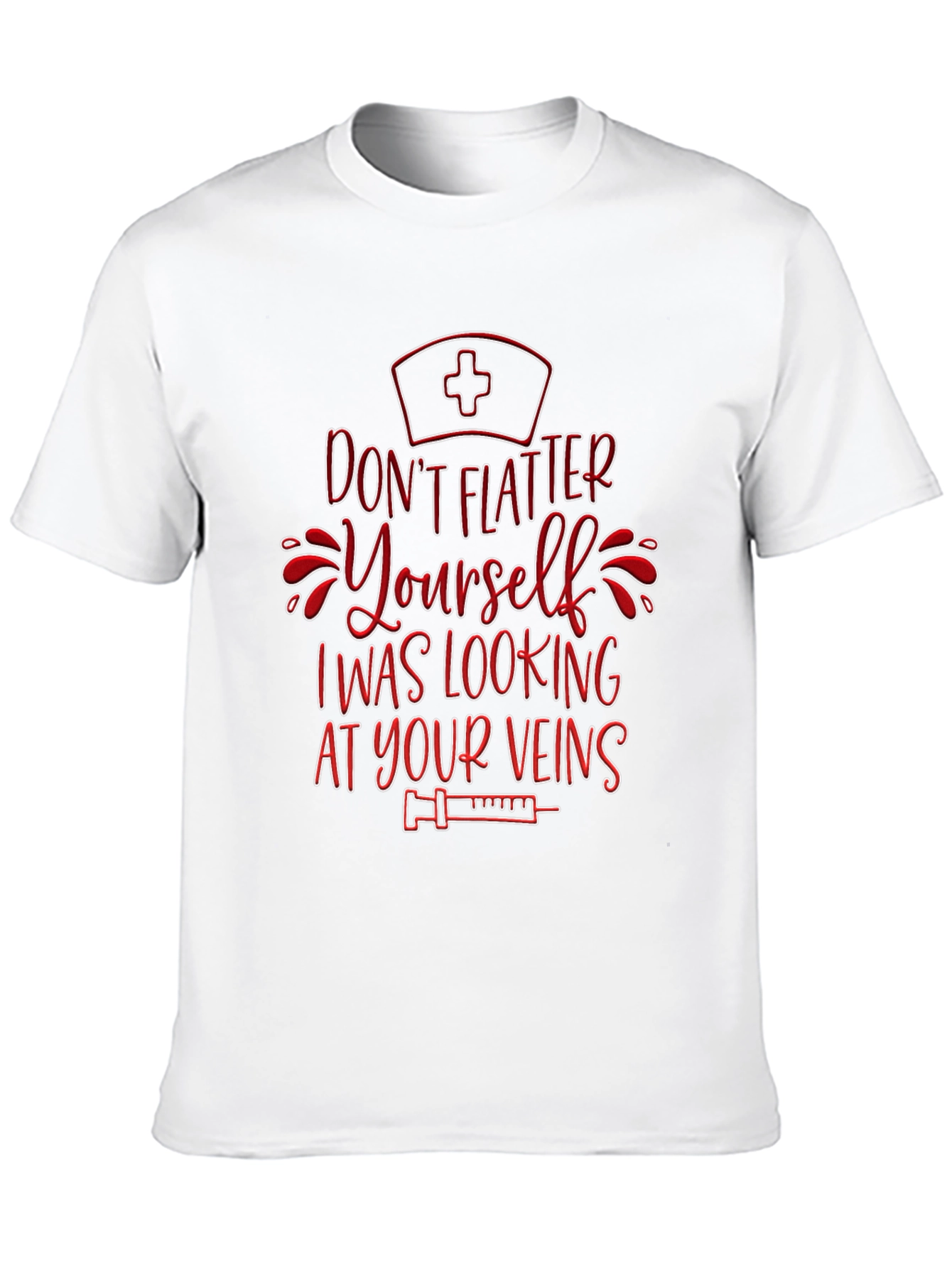 Black Funny Nurse Vein T-Shirt - Sarcastic RN Apparel view 10