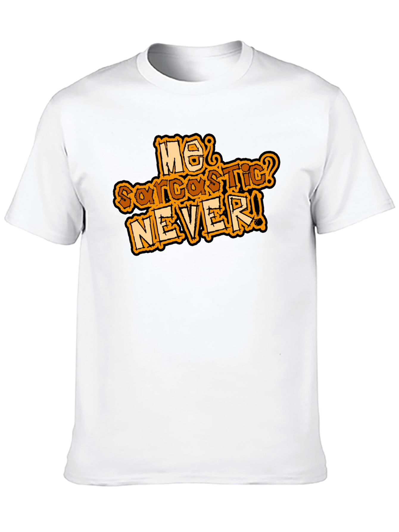 Black Funny Sarcastic Humor Graphic Tee view 10