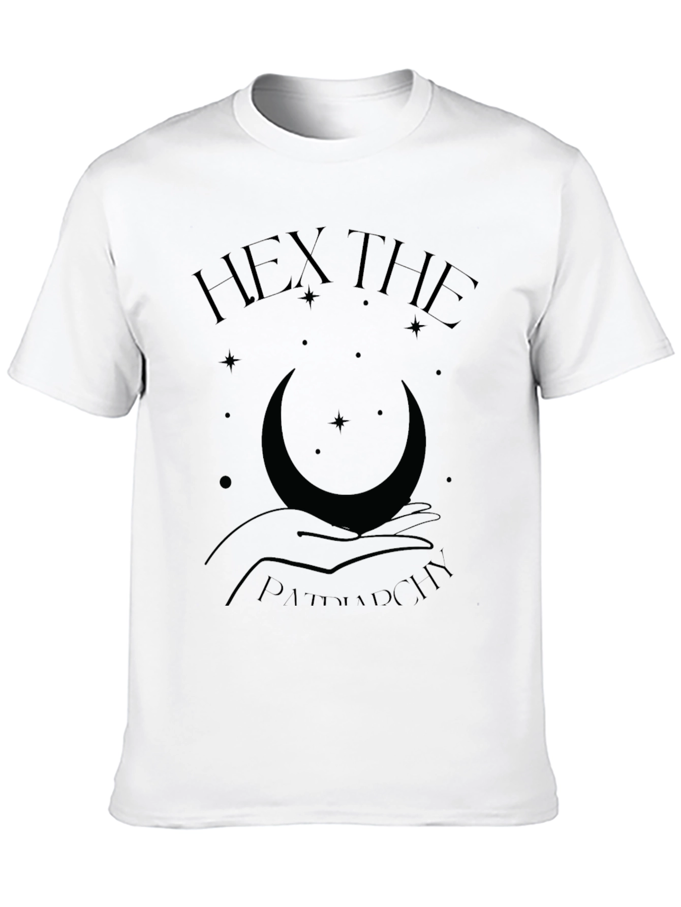 Black Hex the Patriarchy Graphic Tee view 10