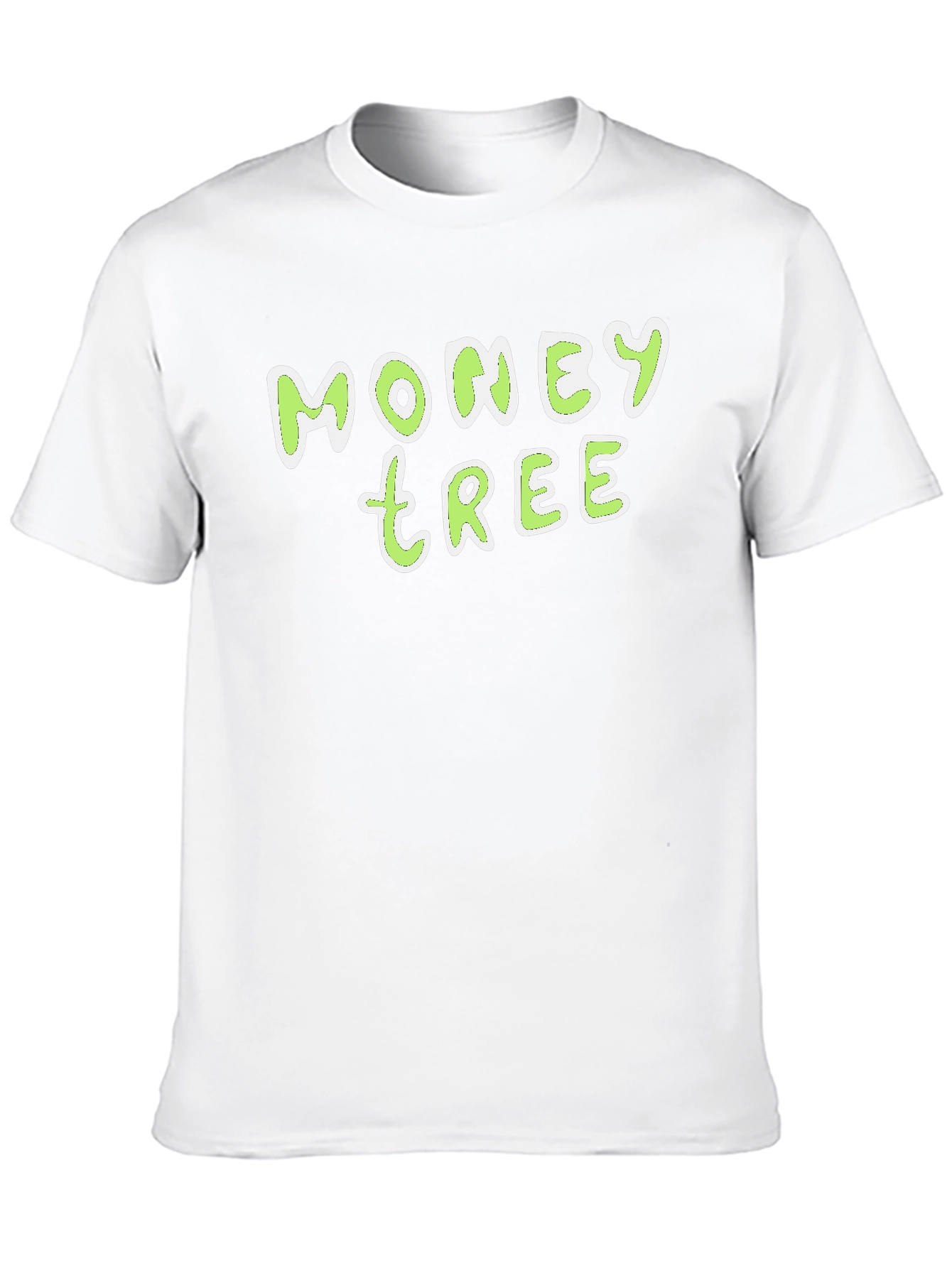 Black Money Tree Graphic Tee - Trendy Casual Style view 10