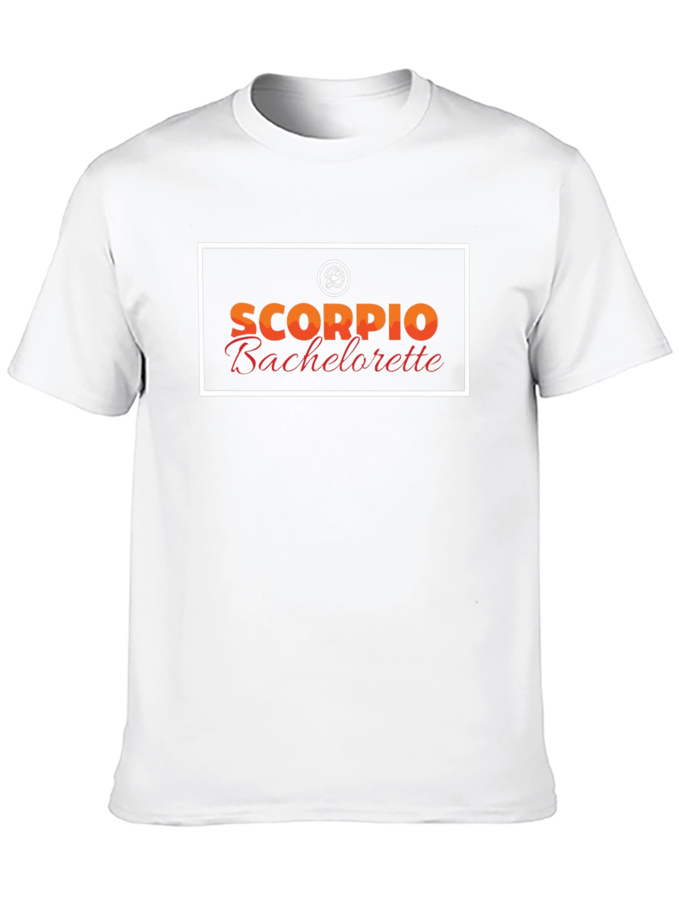 Black Scorpio Bachelorette Party T-Shirt - Black Crew Neck view 10