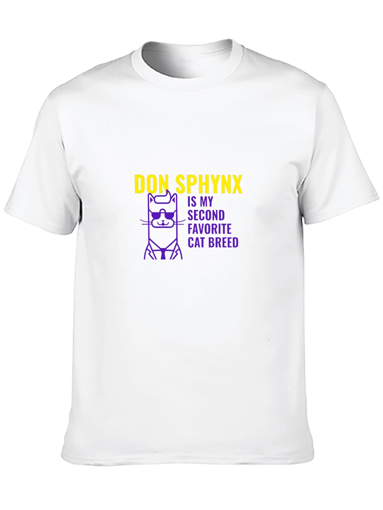 Black Don Sphynx Cat Breed T-Shirt - Cool Cat Lover Tee view 10