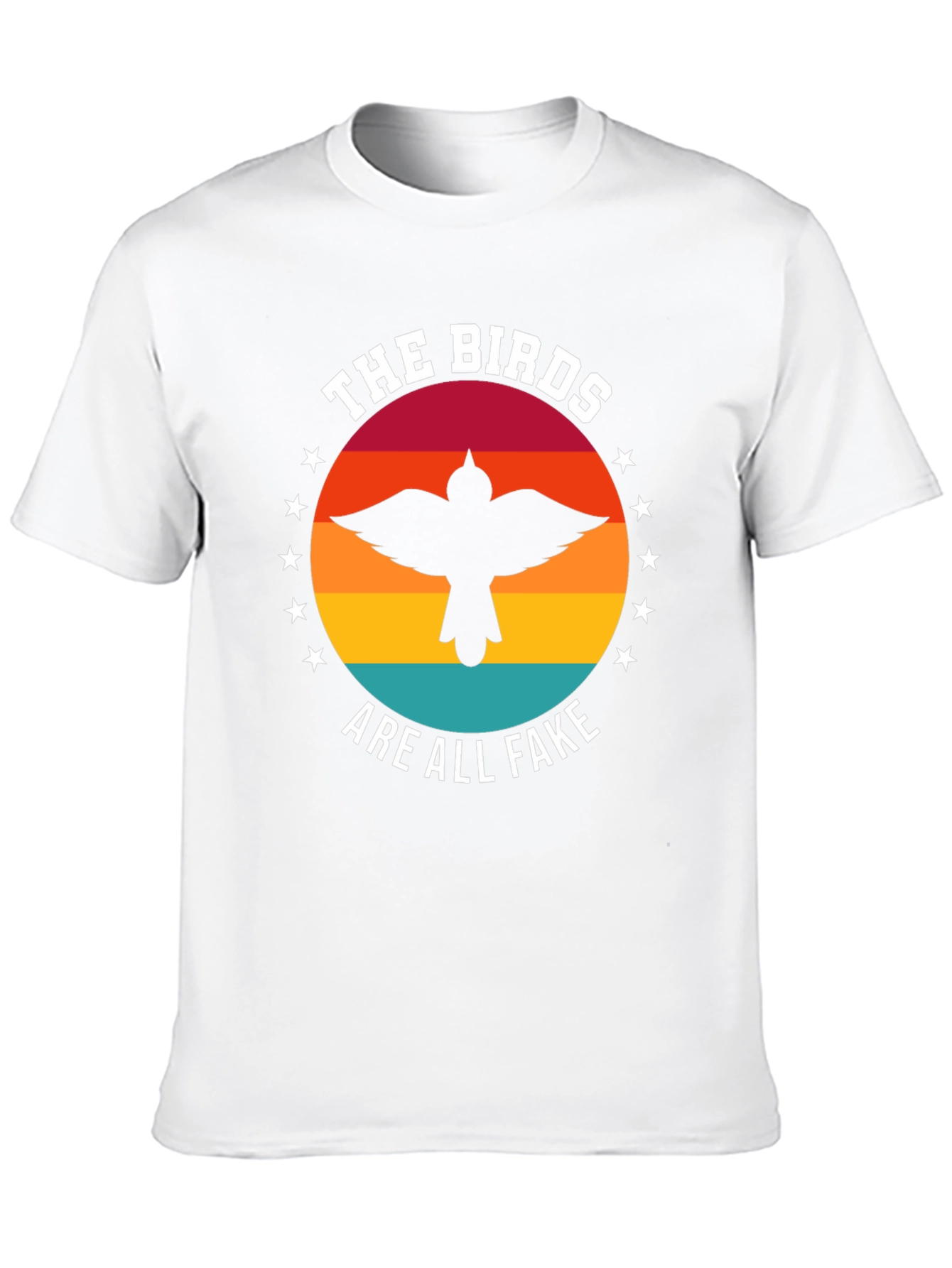 Black Birds Aren't Real Conspiracy T-Shirt view 10