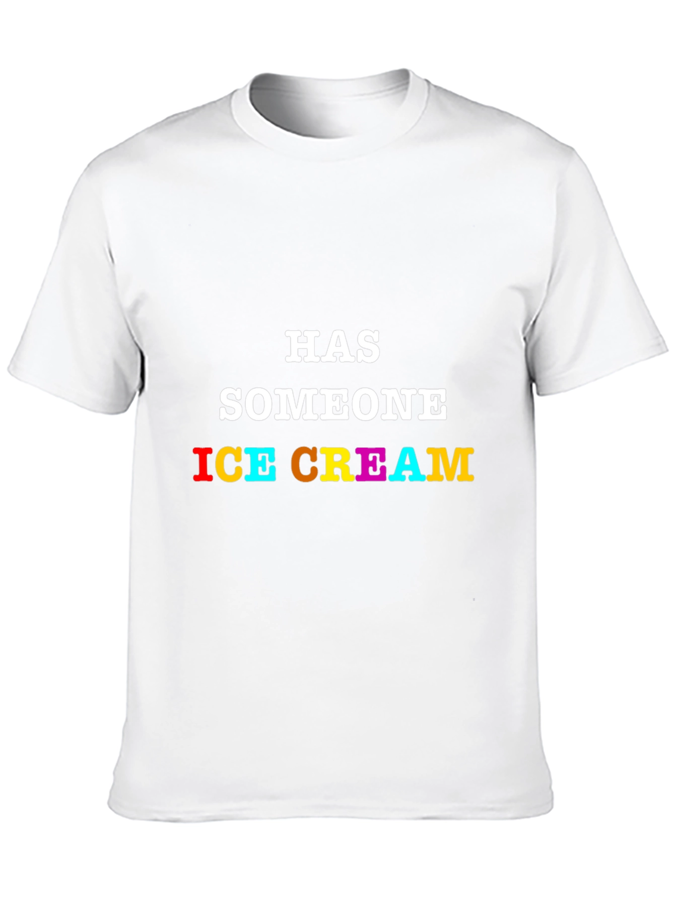 Black Has Someone Ice Cream T-Shirt - Fun Novelty Tee view 10