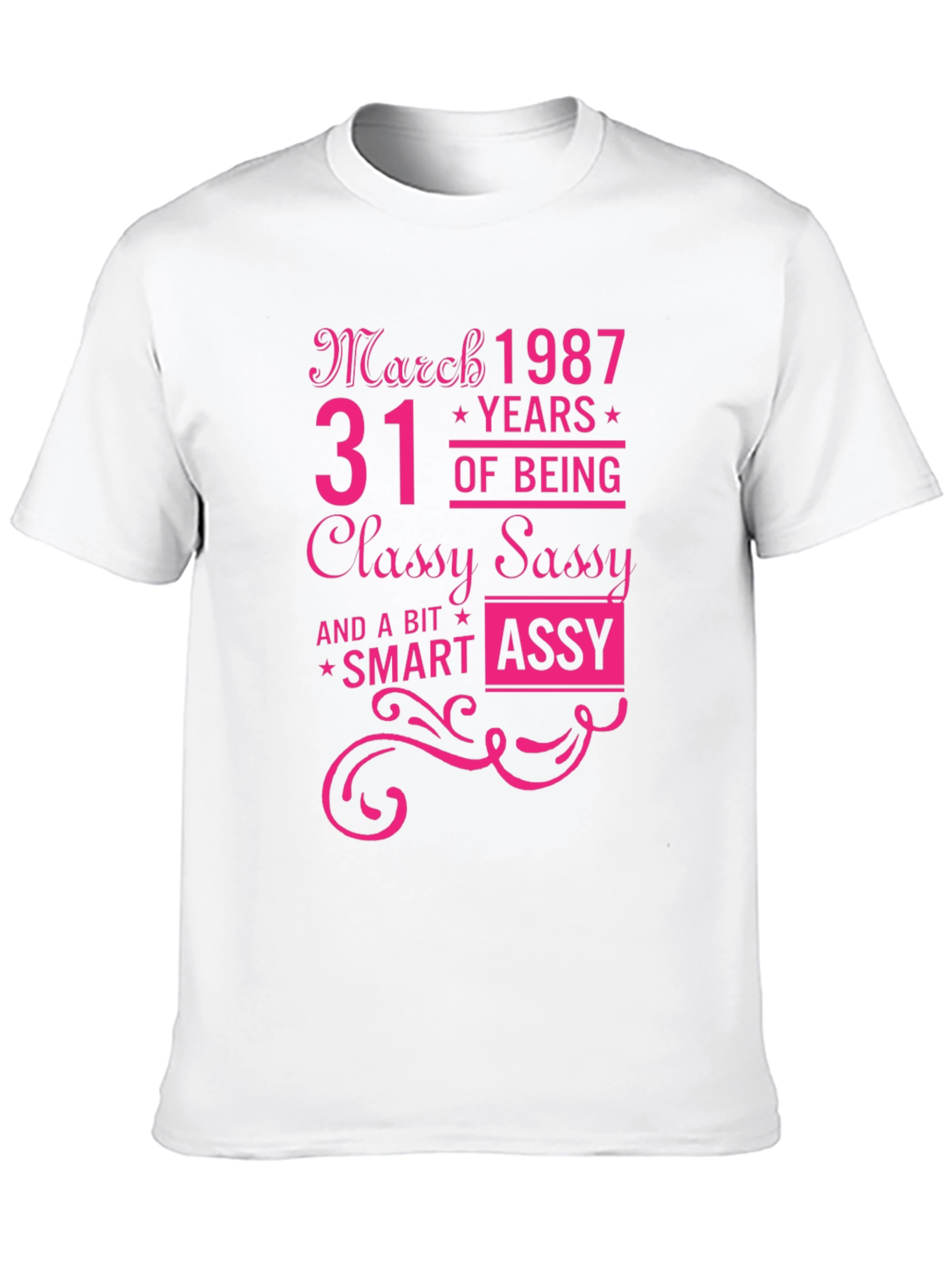 Black March 1987 Birthday Shirt view 10