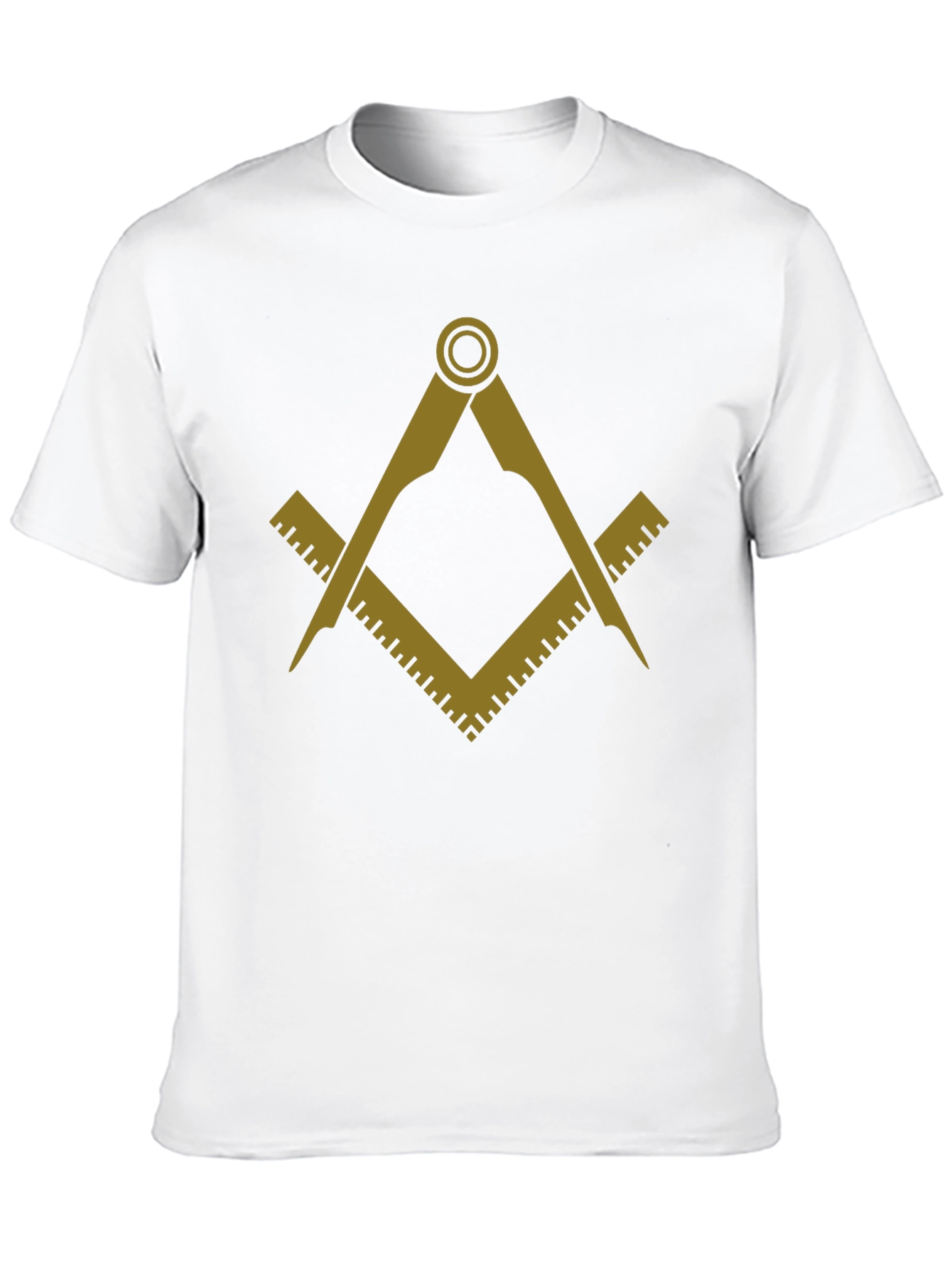 Black Masonic Square & Compasses T-Shirt view 10