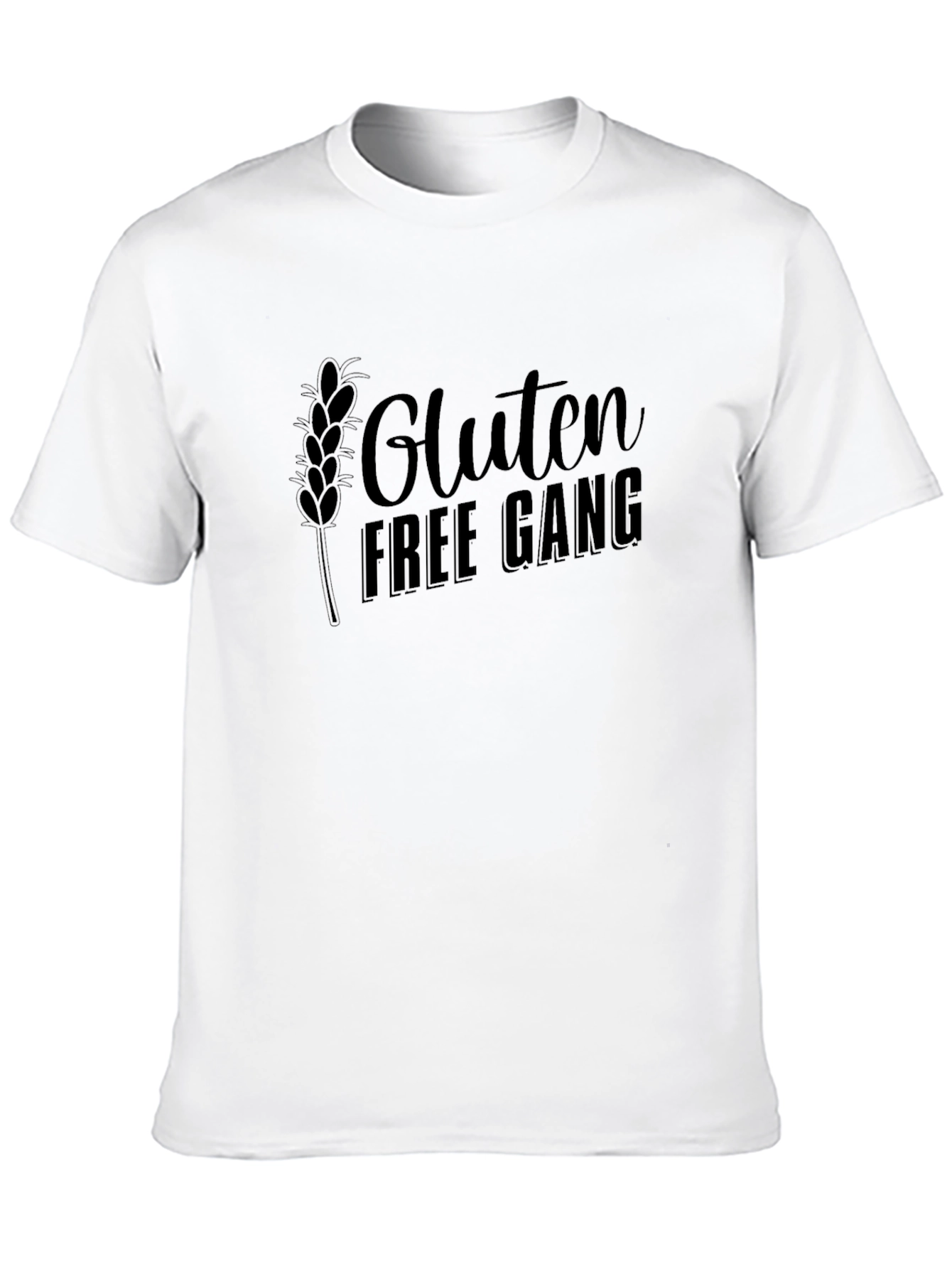 Black Gluten Free Gang Black T-Shirt view 10