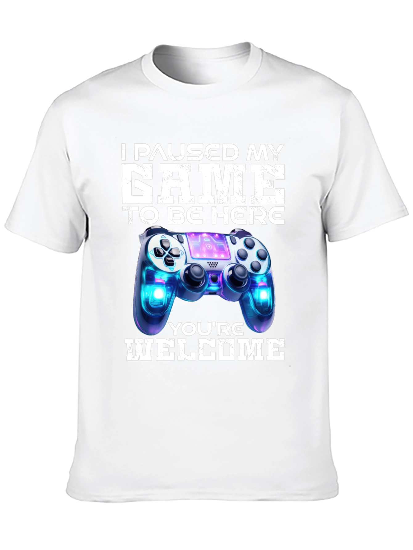 Black I Paused My Game to Be Here T-Shirt view 10