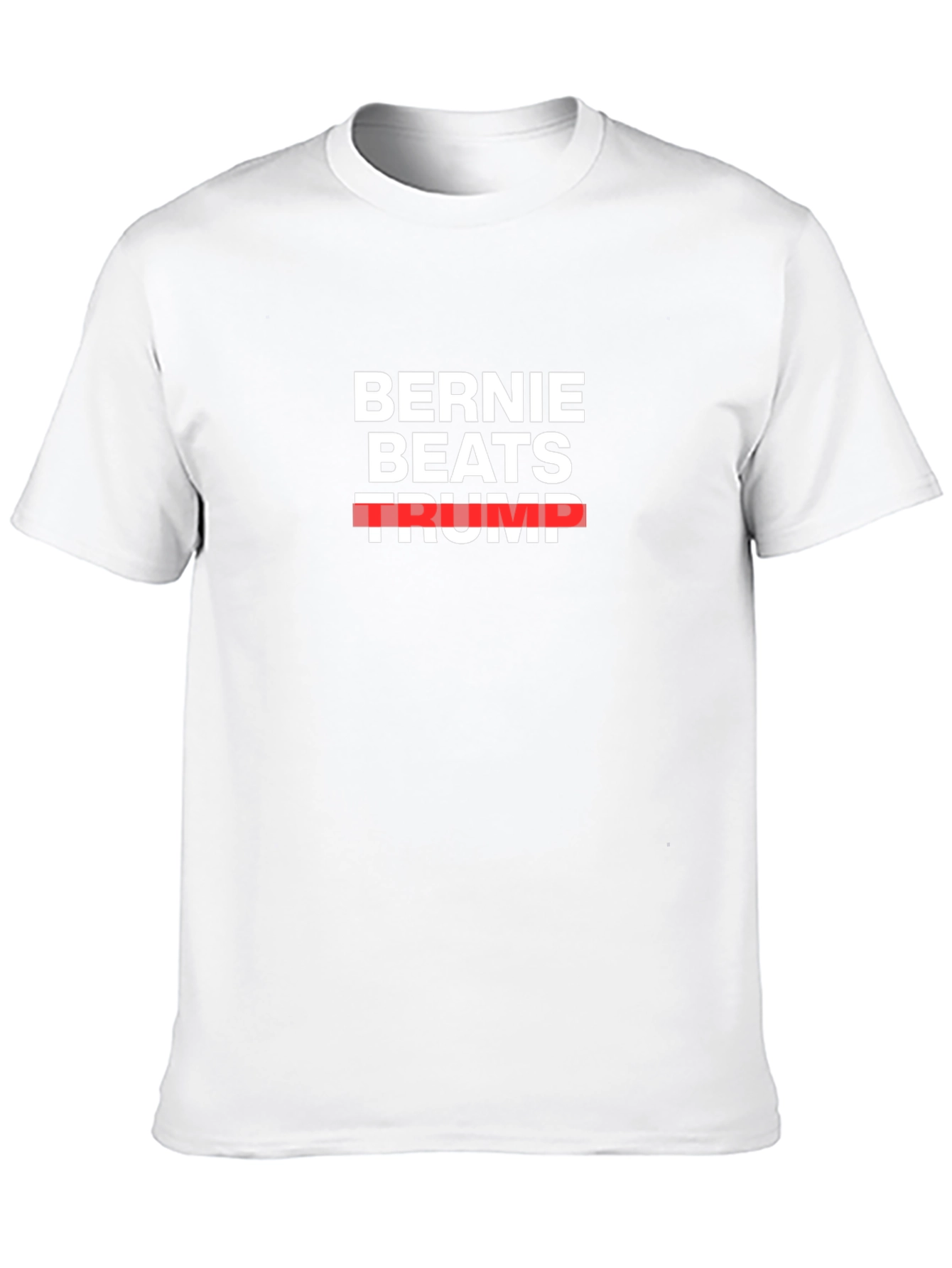 Black Bernie Beats Trump Graphic Tee view 10