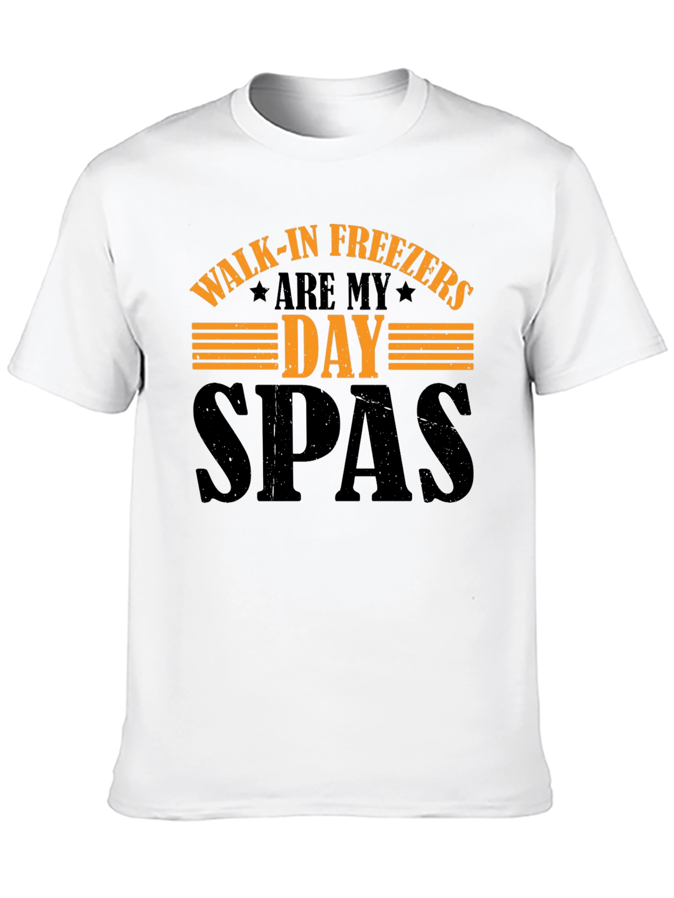 Black Walk-in Freezers Are My Day SPAs T-Shirt view 10