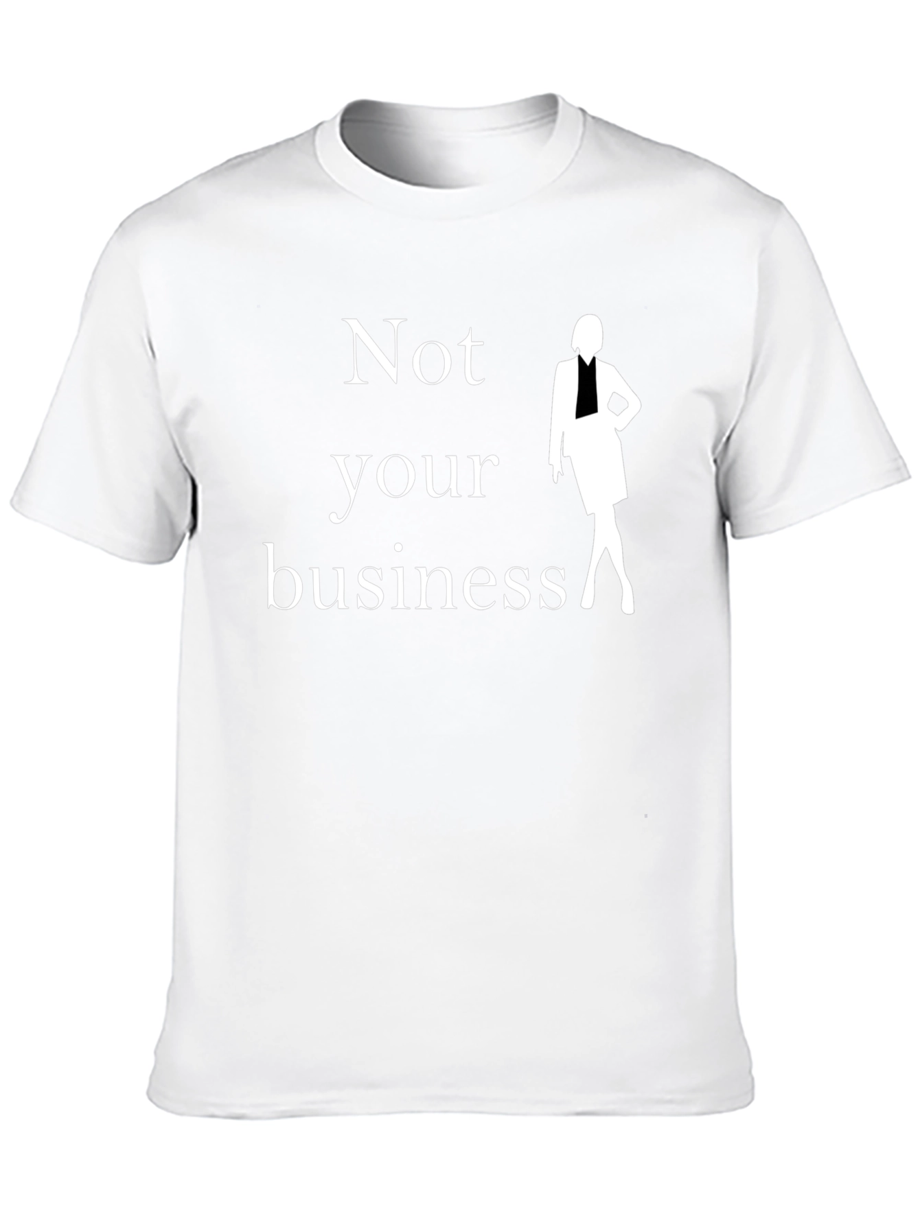 Black Not Your Business Graphic Tee - Sassy Style view 10