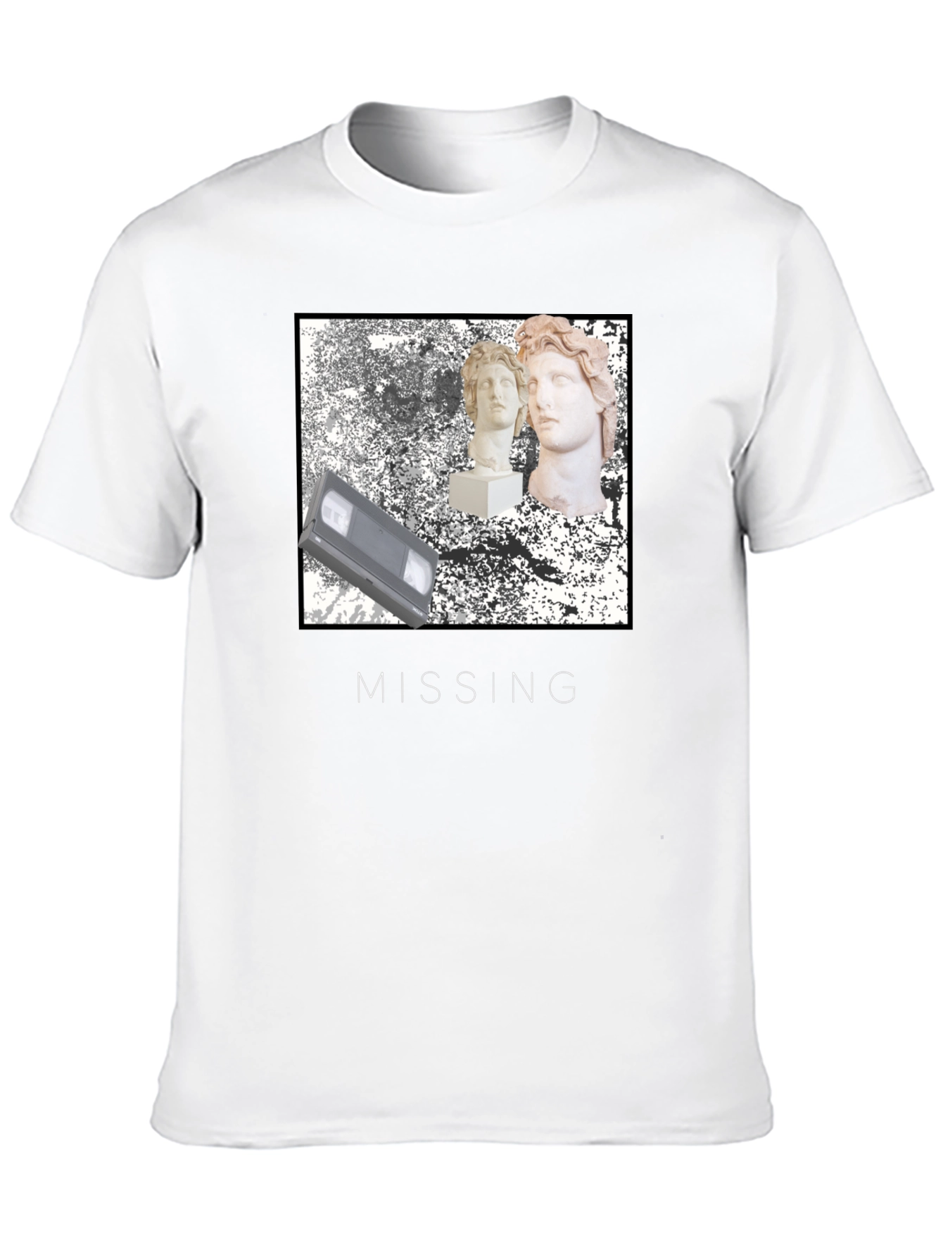 Black Missing VHS Tape T-Shirt view 10