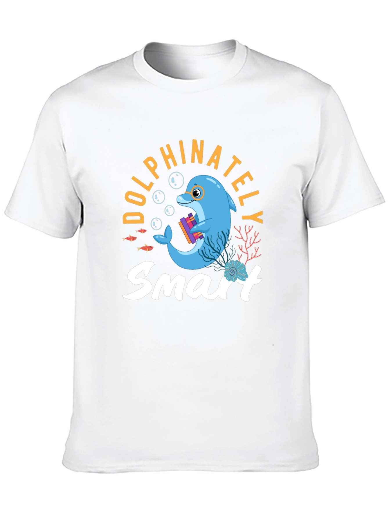 Black Dolphinately Smart T-Shirt view 10