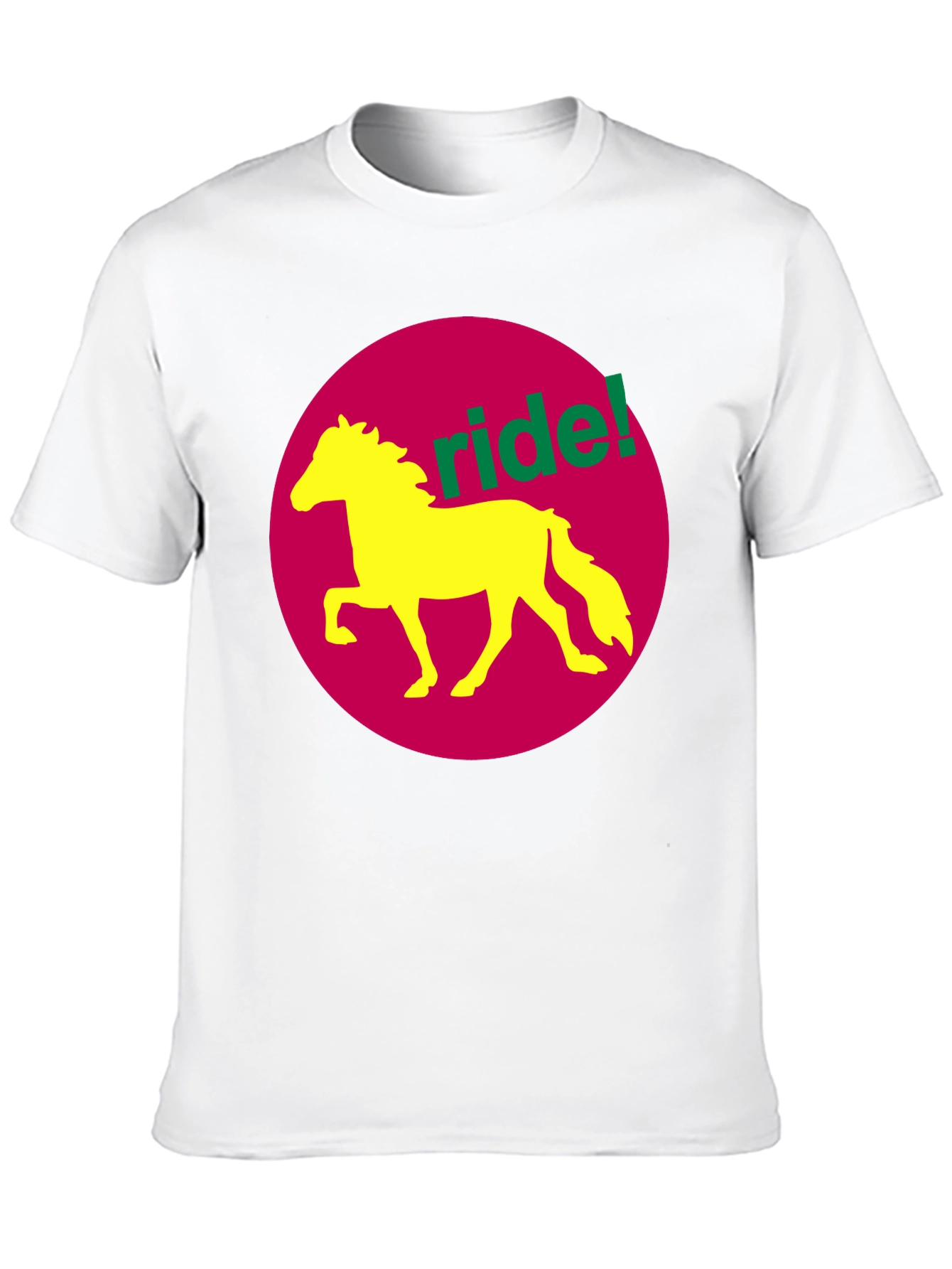 Black Ride! Graphic Tee - Horse Design view 10