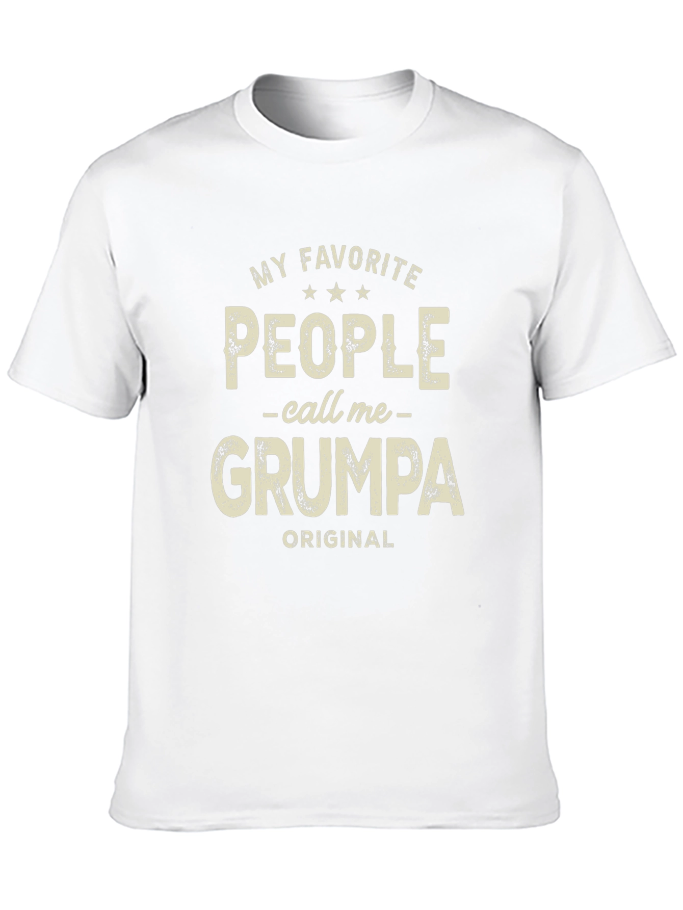 Black My Favorite People Call Me GRUMPA T-Shirt view 10