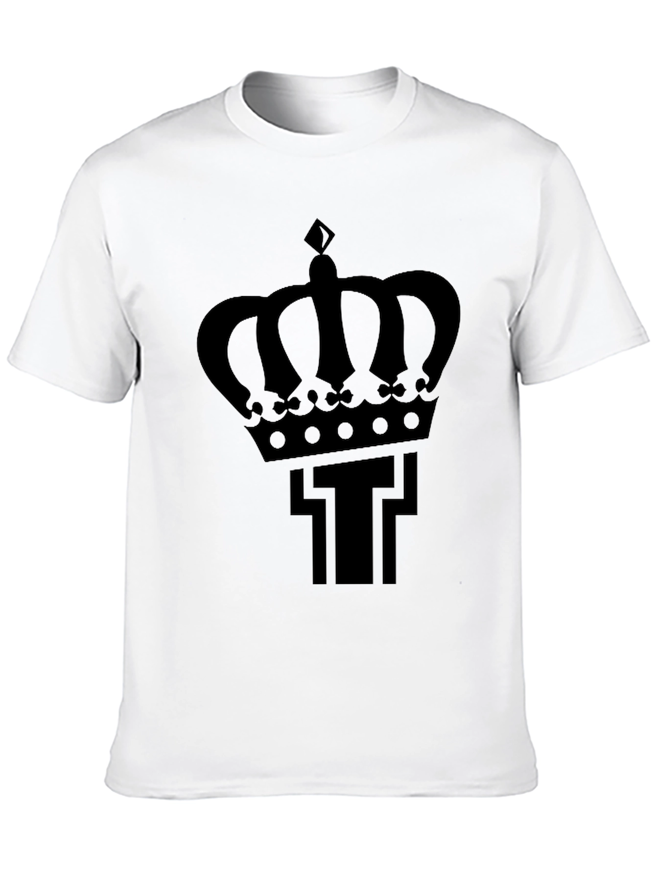 Black Crown T Black Graphic Tee view 10
