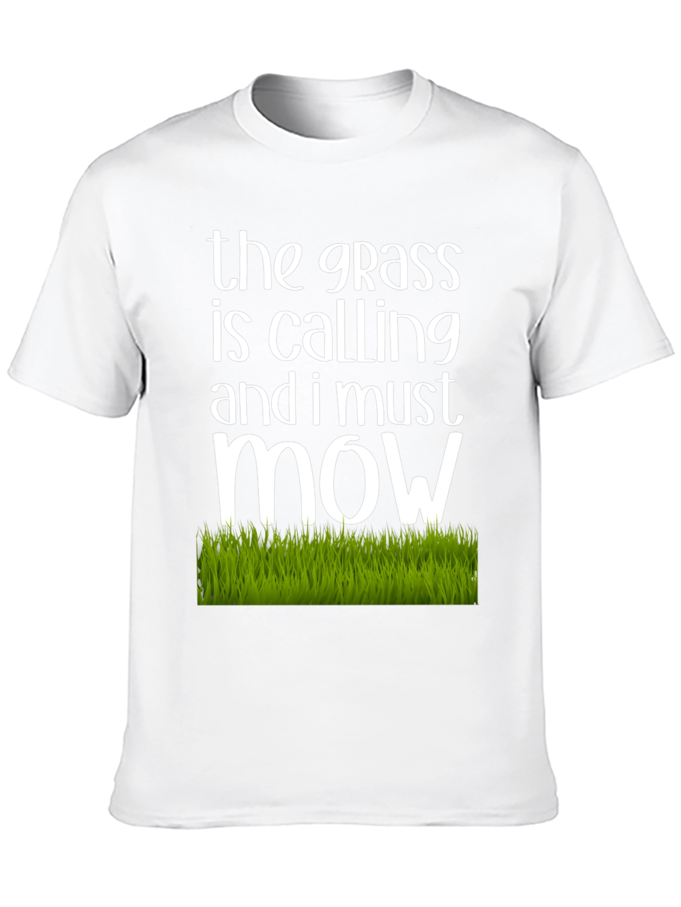 Black The Grass is Calling T-Shirt view 10