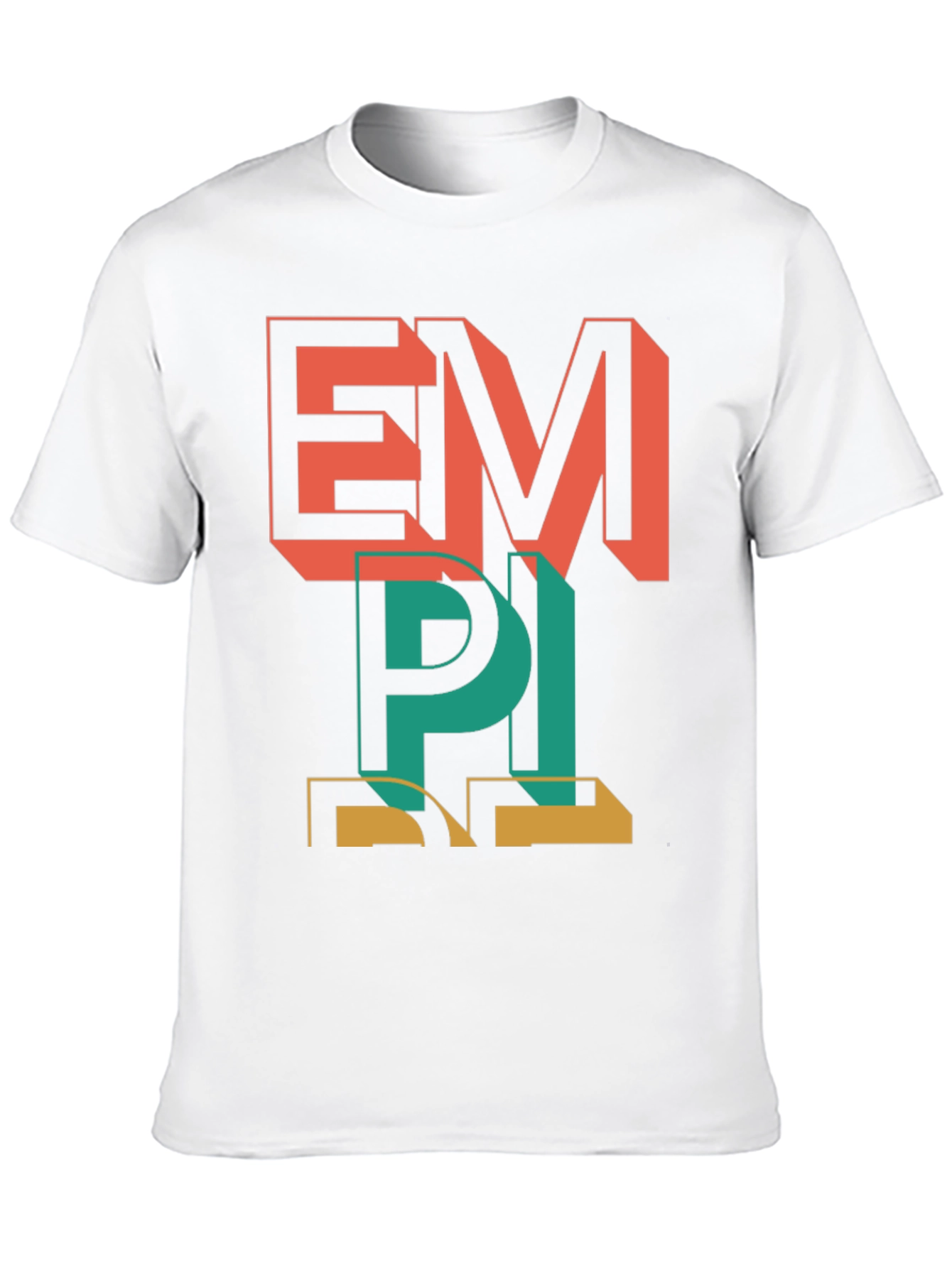 Black Retro Style Graphic Tee - EMPI Print view 10