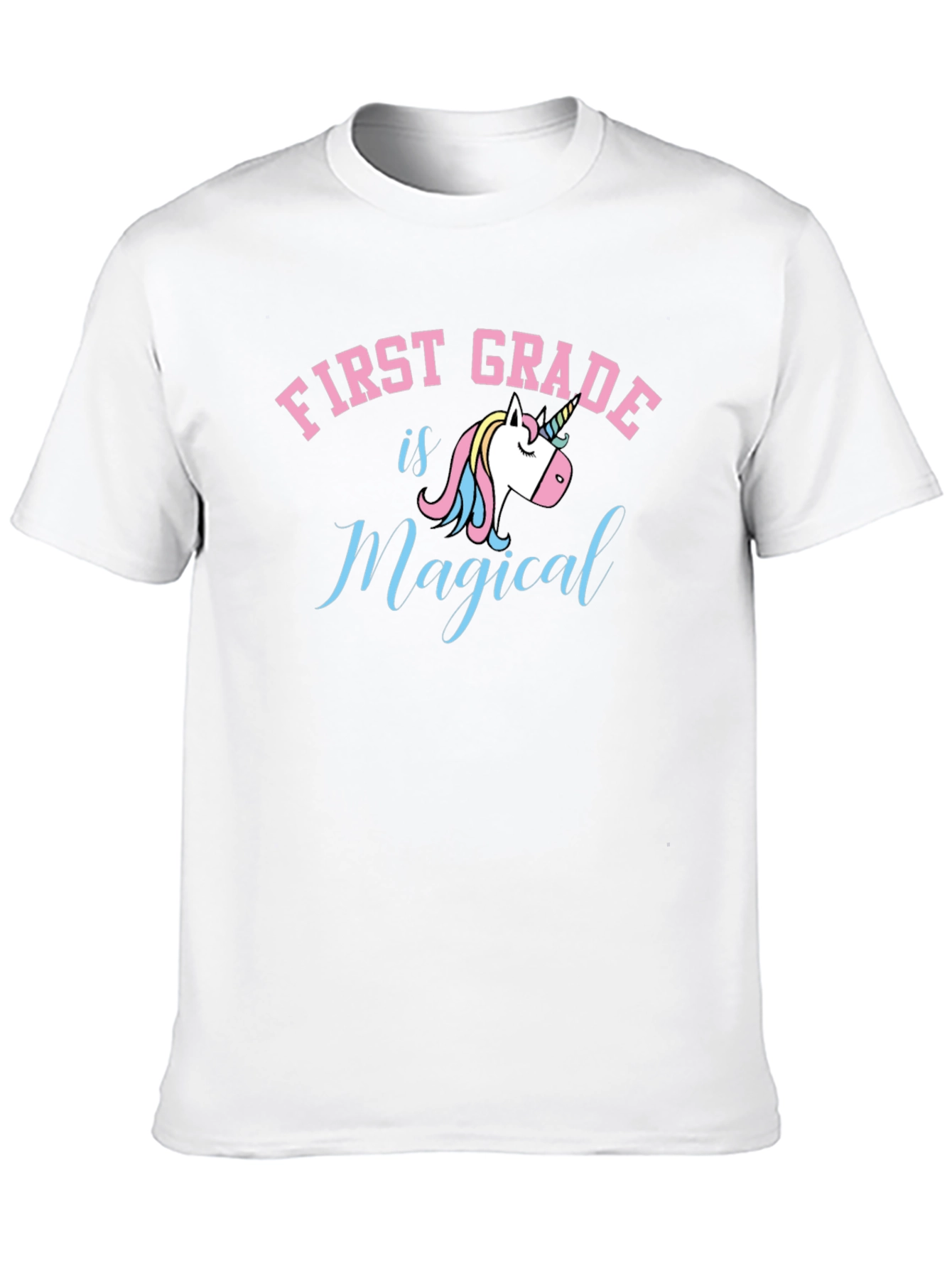Black First Grade is Magical T-Shirt view 10