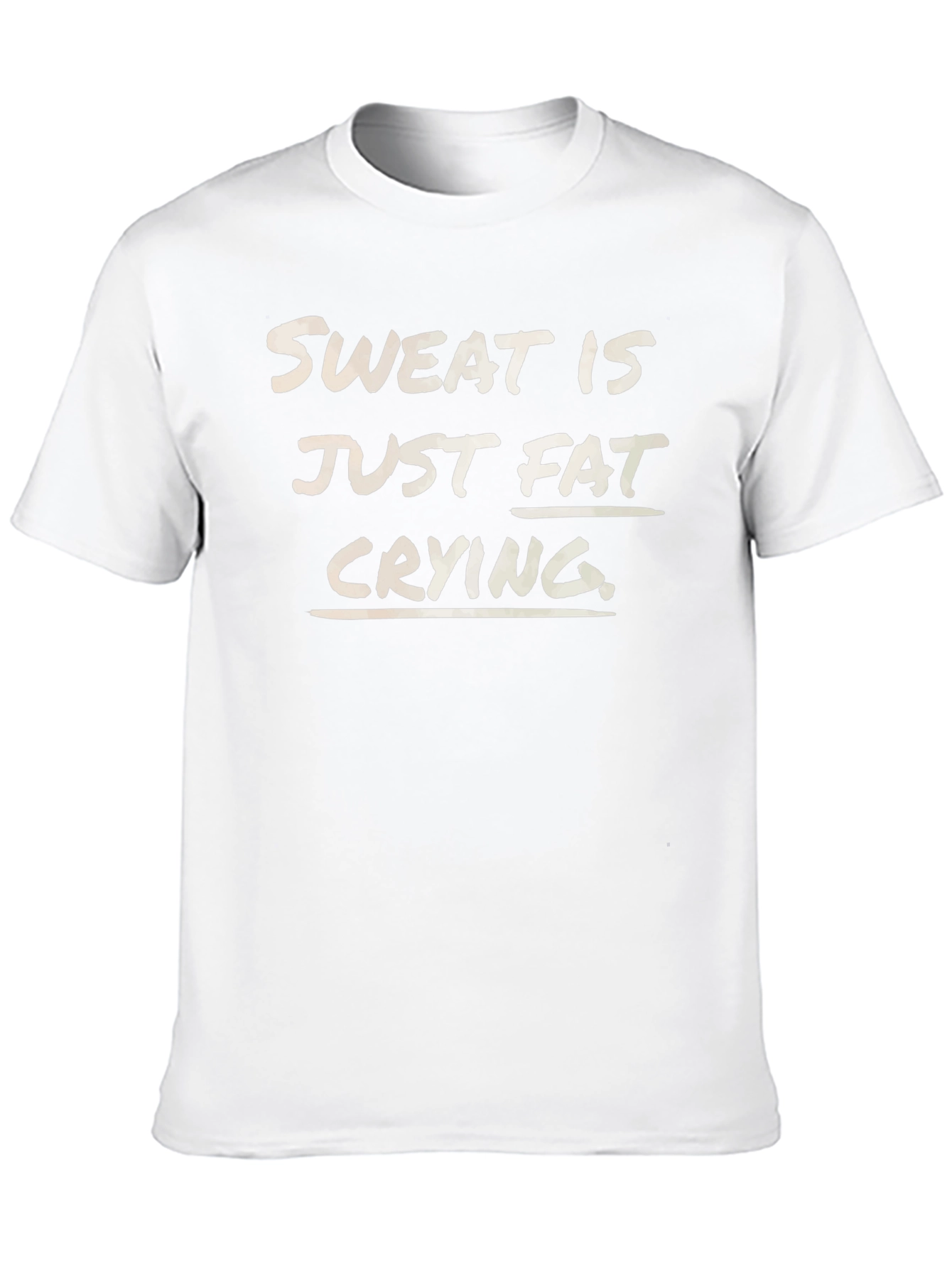 Black Sweat is Fat Crying T-Shirt - Unisex view 10