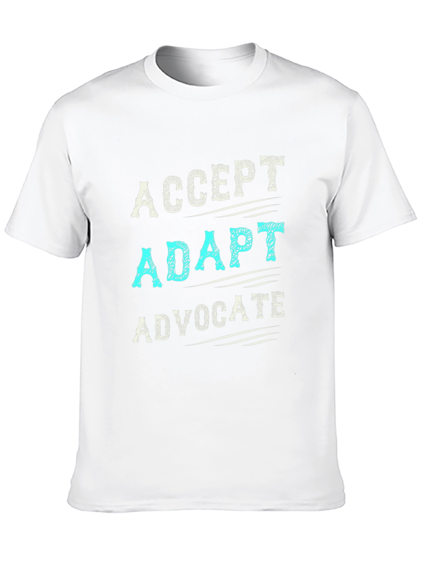 Black Accept Adapt Advocate T-Shirt view 10