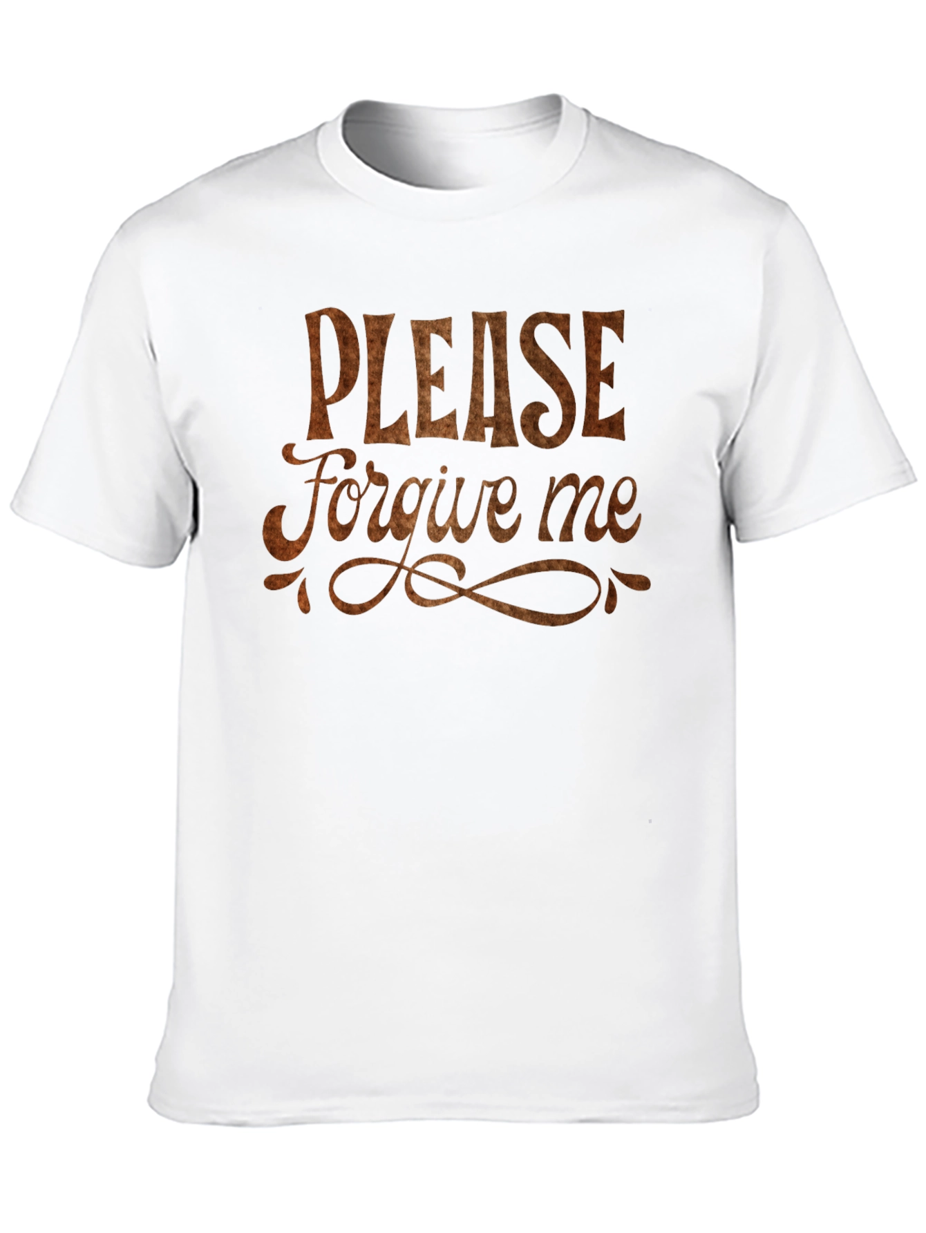 Black Please Forgive Me Graphic Print Black T-Shirt view 10