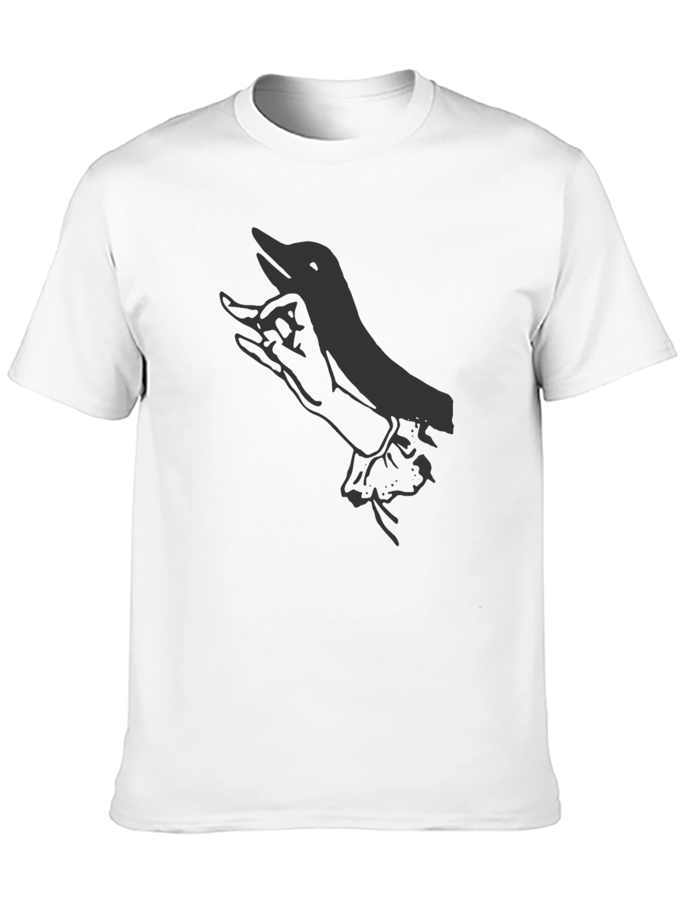 Shadow Puppet T-Shirt - Men's Black Graphic Tee - 10