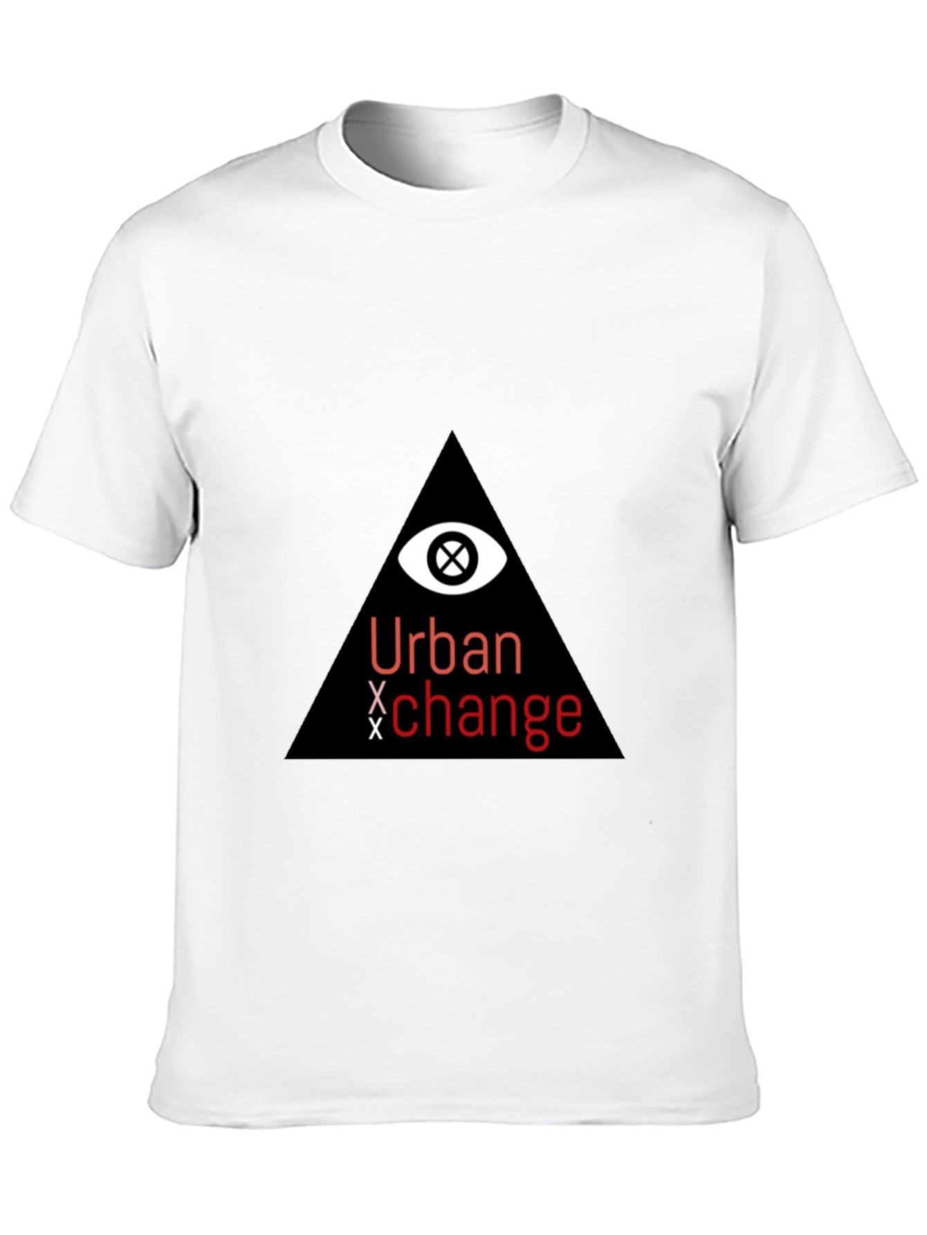 Black Urban Exchange Graphic Tee - Black Cotton Blend view 10