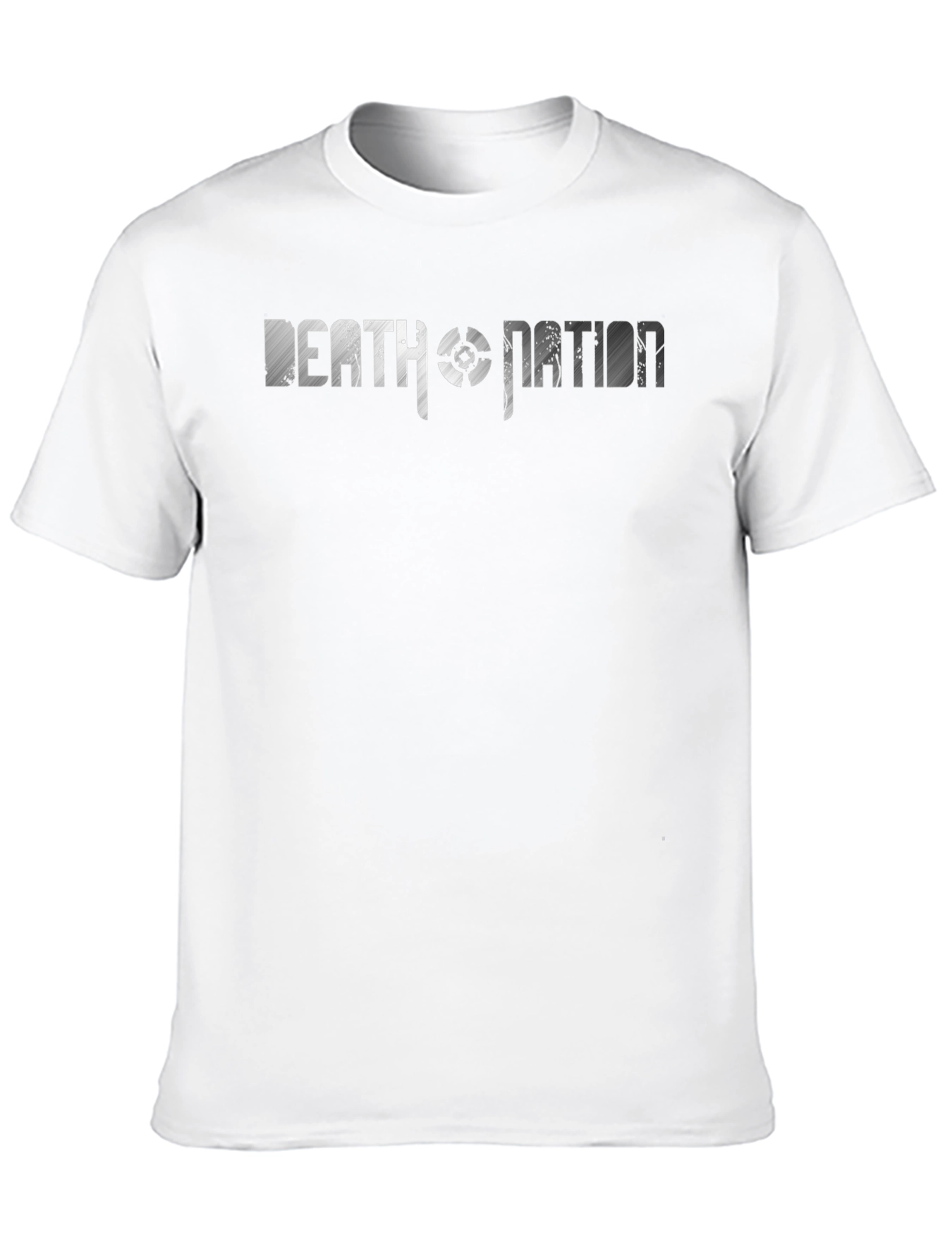 Black Death Nation Graphic Print Black T-Shirt view 10