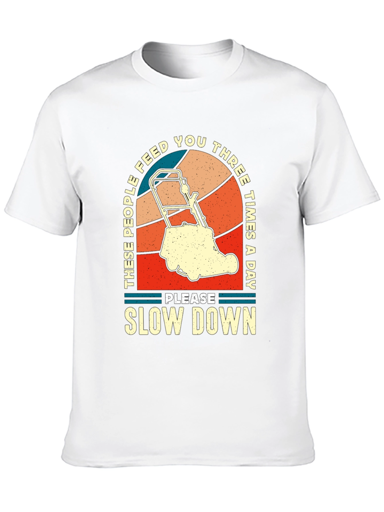 Black Retro "Slow Down" T-Shirt view 10