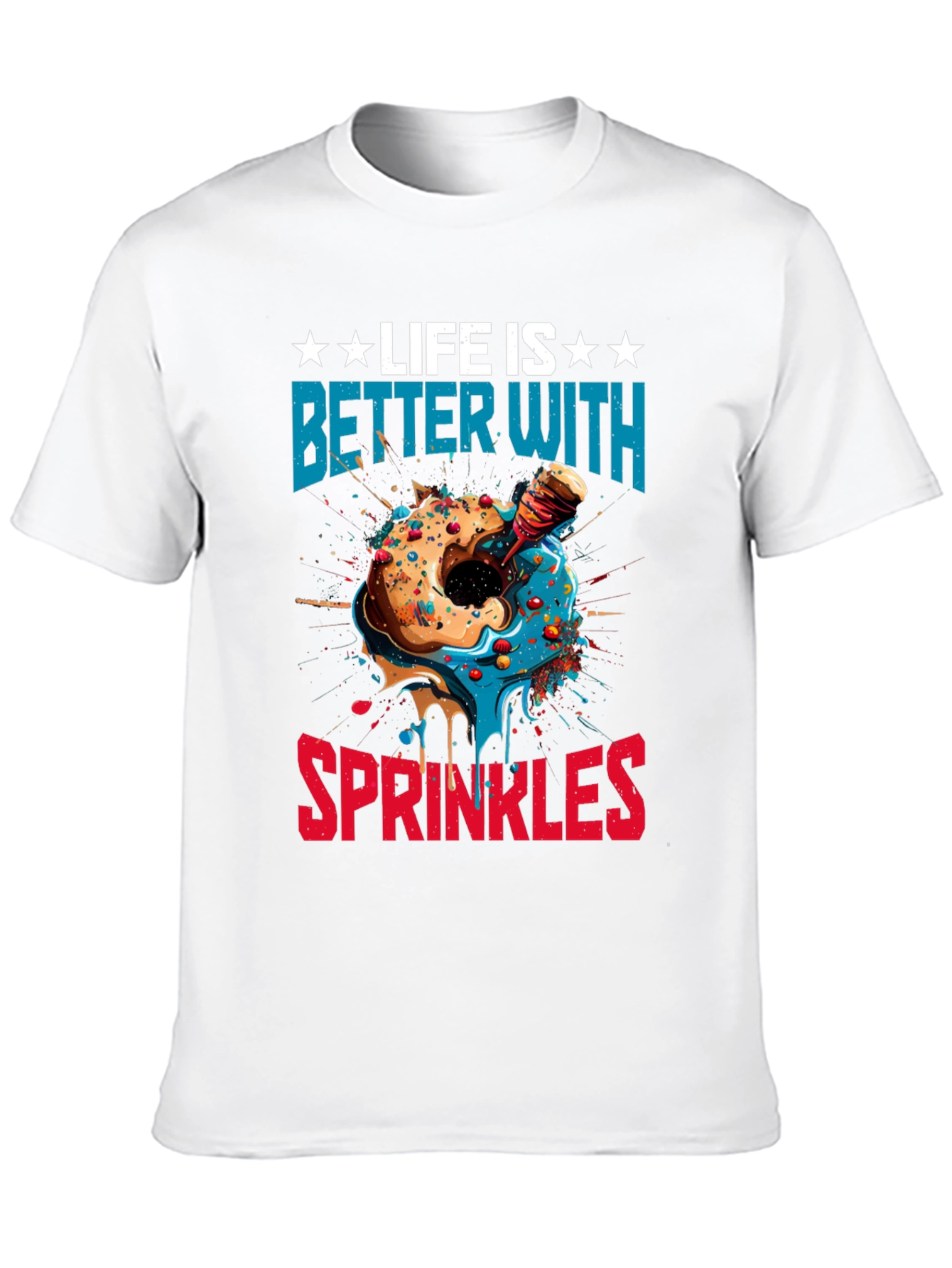 Black Life is Better with Sprinkles T-Shirt view 10