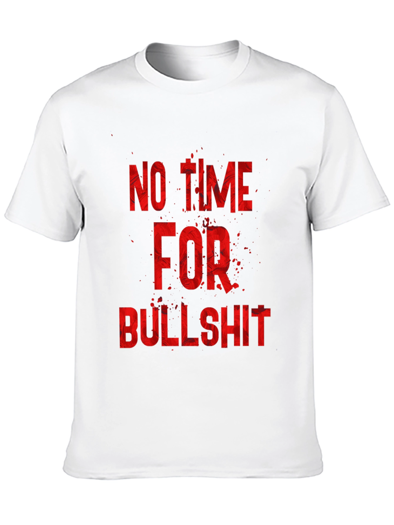 Black No Time For Bullshit Graphic Tee - Black view 10