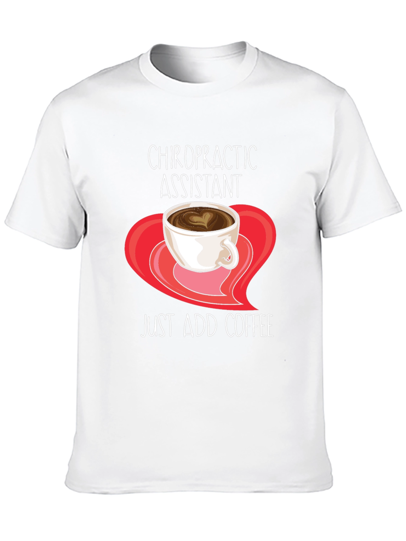 Black Chiropractic Assistant Coffee T-Shirt view 10