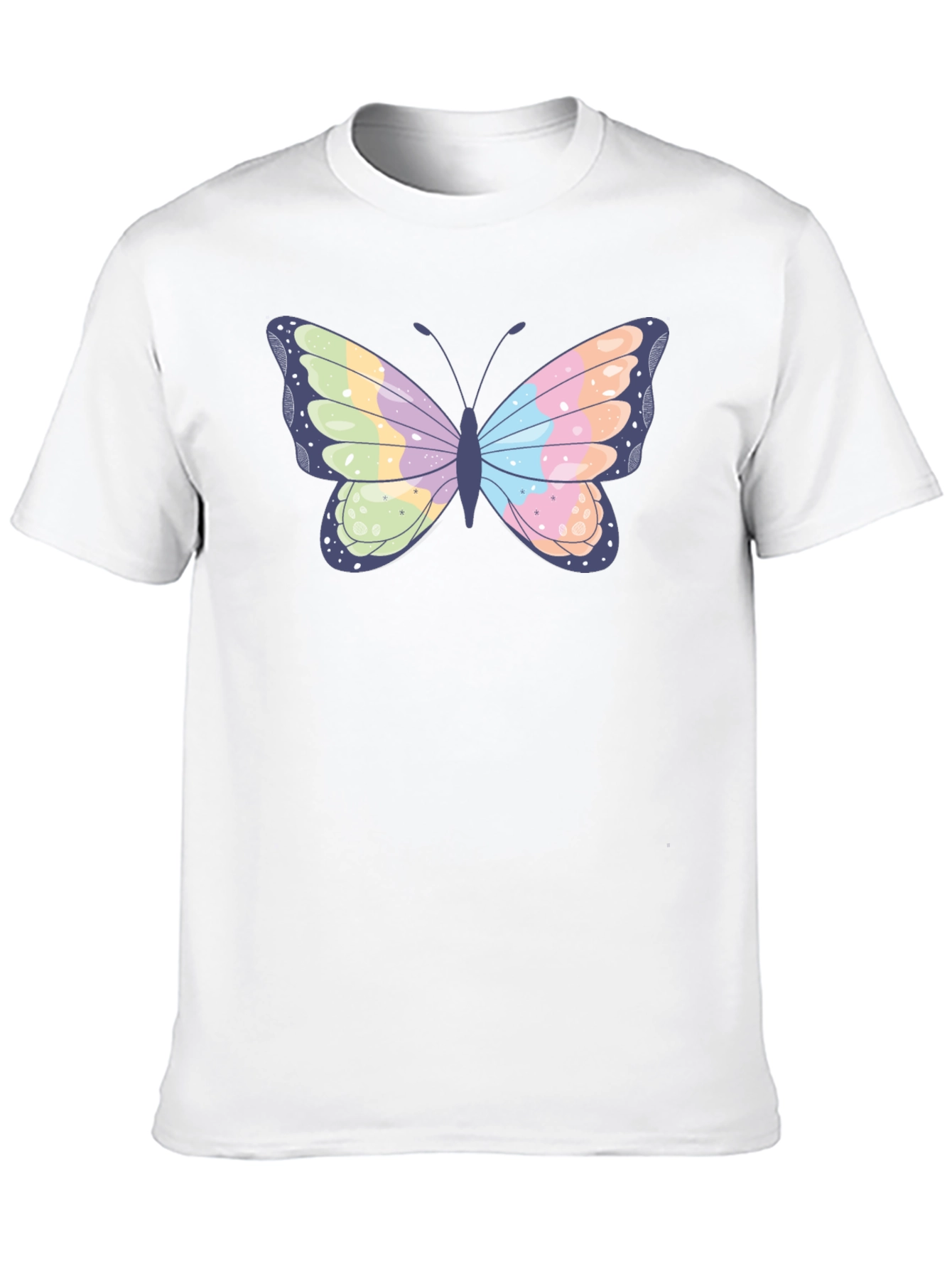 Black Butterfly Graphic Black T-Shirt view 10