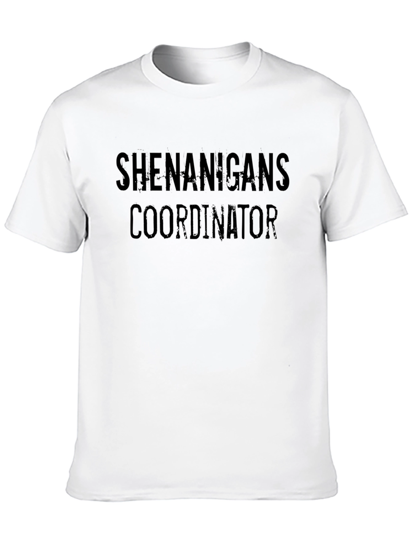 Black Shenanigans Coordinator Black T-Shirt Funny Graphic Tee view 10