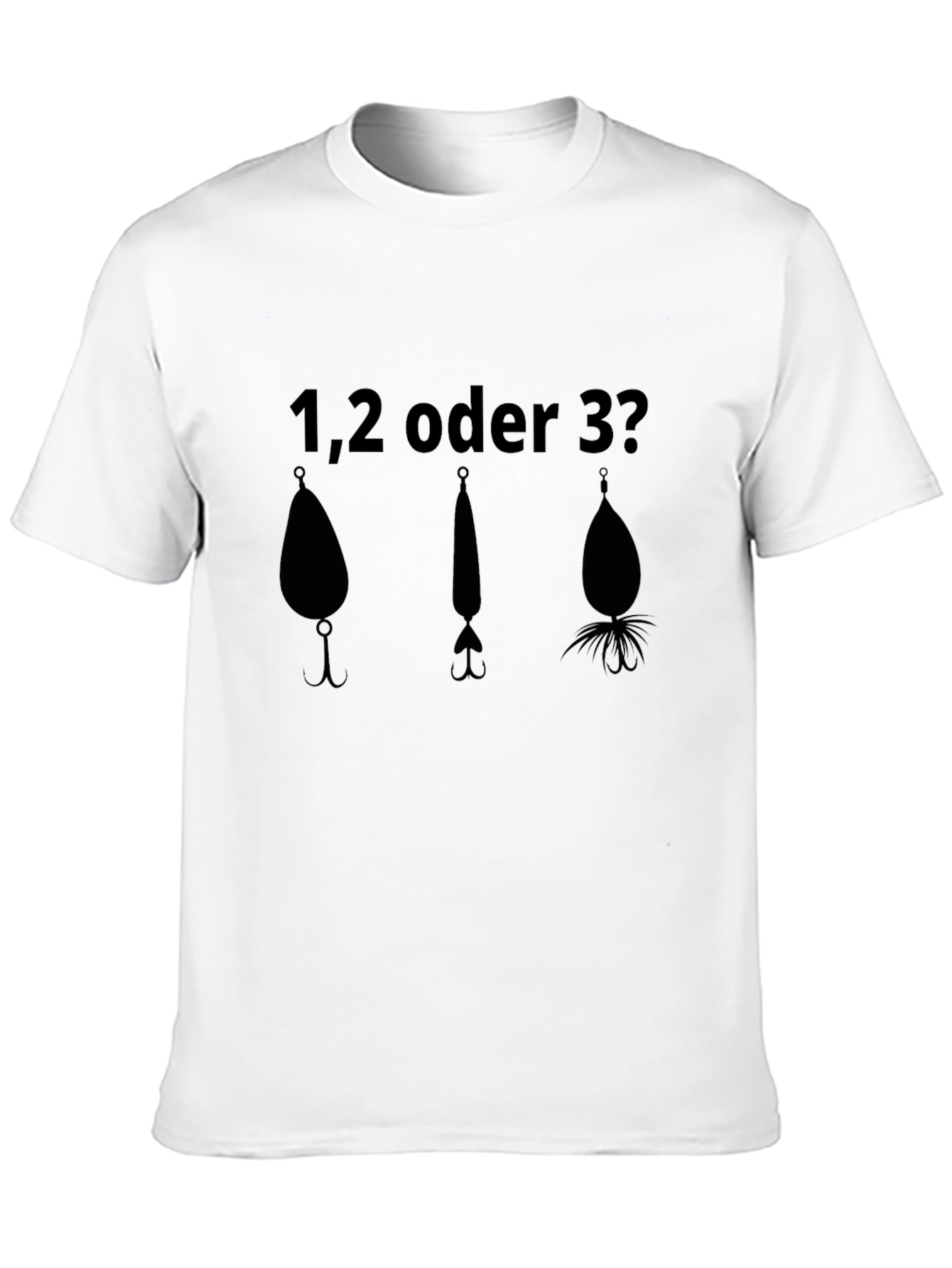 Black Fishing Lure T-Shirt - 1, 2, or 3? view 10