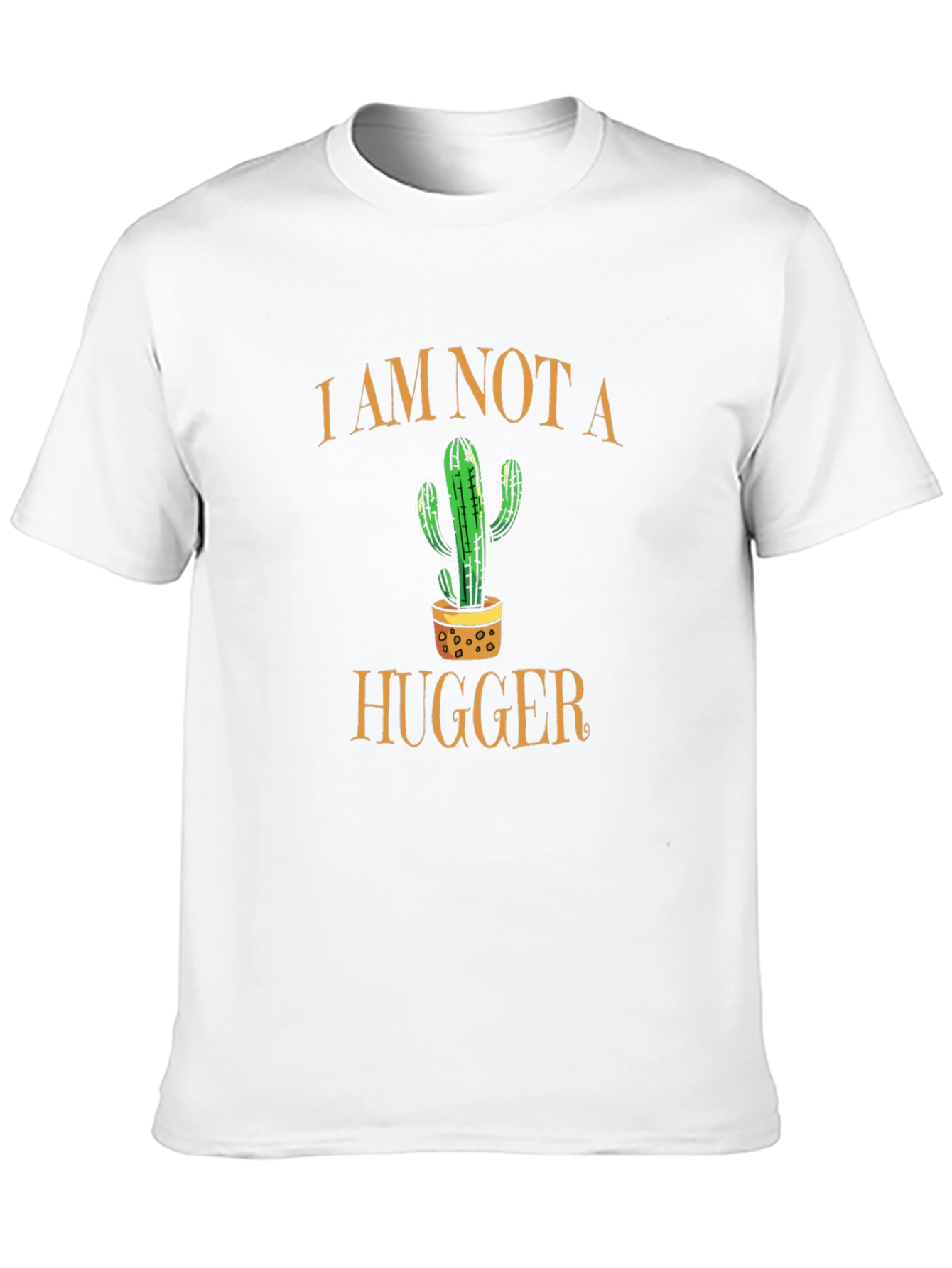 Black I Am Not a Hugger Cactus Graphic Tee view 10